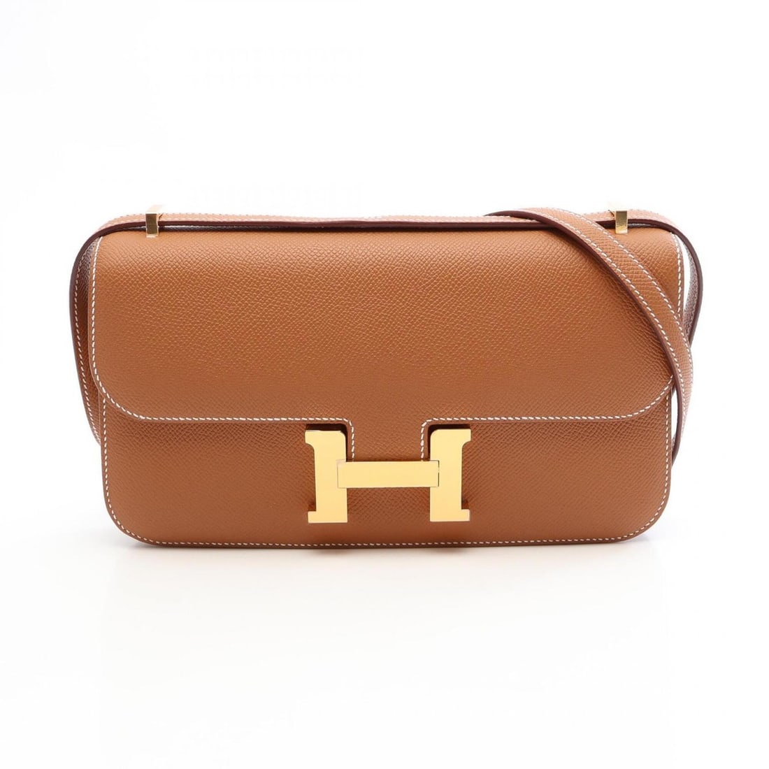 Hermes Constance Elan Gold Shoulder Bag/Handbag, Veau Epsom Leather, Women's, Brown Tones: --- Catalog ---Category: SizeSize (HxWxD): 13cm x 23.5cm x 3cm / 5.11'' x 9.25'' x 1.18''Strap Length: 107cm / 42.12''Category: DesignType: Handbag, Shoulder bagColor: BrownGender: WomenMaterial: Epso