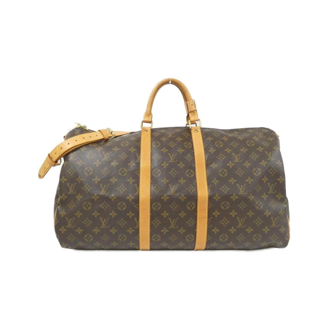 Louis Vuitton Monogram Keepall Bandoulière 55cm M41414 Boston Bag: --- Catalog ---Category: SizeWeight: 1.23kg / 2.71lb.Size (HxWxD): 31cm x 55cm x 24cm / 12.2'' x 21.65'' x 9.44''Strap Length: 100cm - 118cm / 39.36'' - 46.45''Handle Length: 32cm / 12.59''Category: D