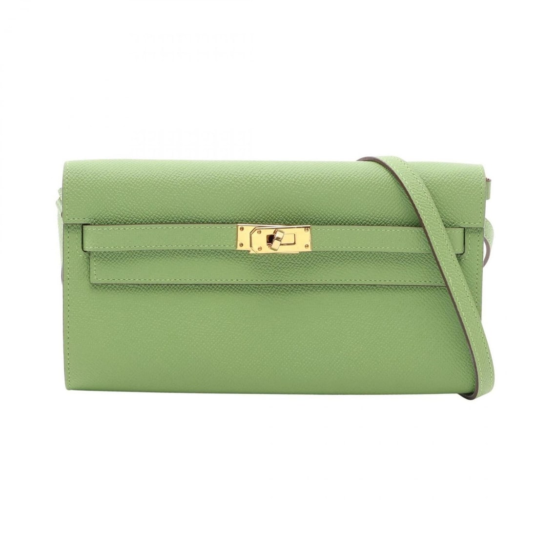 Hermes Kelly To Go Verso Shoulder Bag Handbag Leather Veau Epsom Women's Green/Blue Blue Brume: --- Catalog ---Category: SizeSize (HxWxD): 11.5cm x 20.5cm x 3.5cm / 4.52'' x 8.07'' x 1.37''Strap Length: 110cm / 43.3''Category: DesignType: Handbag, Shoulder bagColor: Blue, GreenGender: WomenMater
