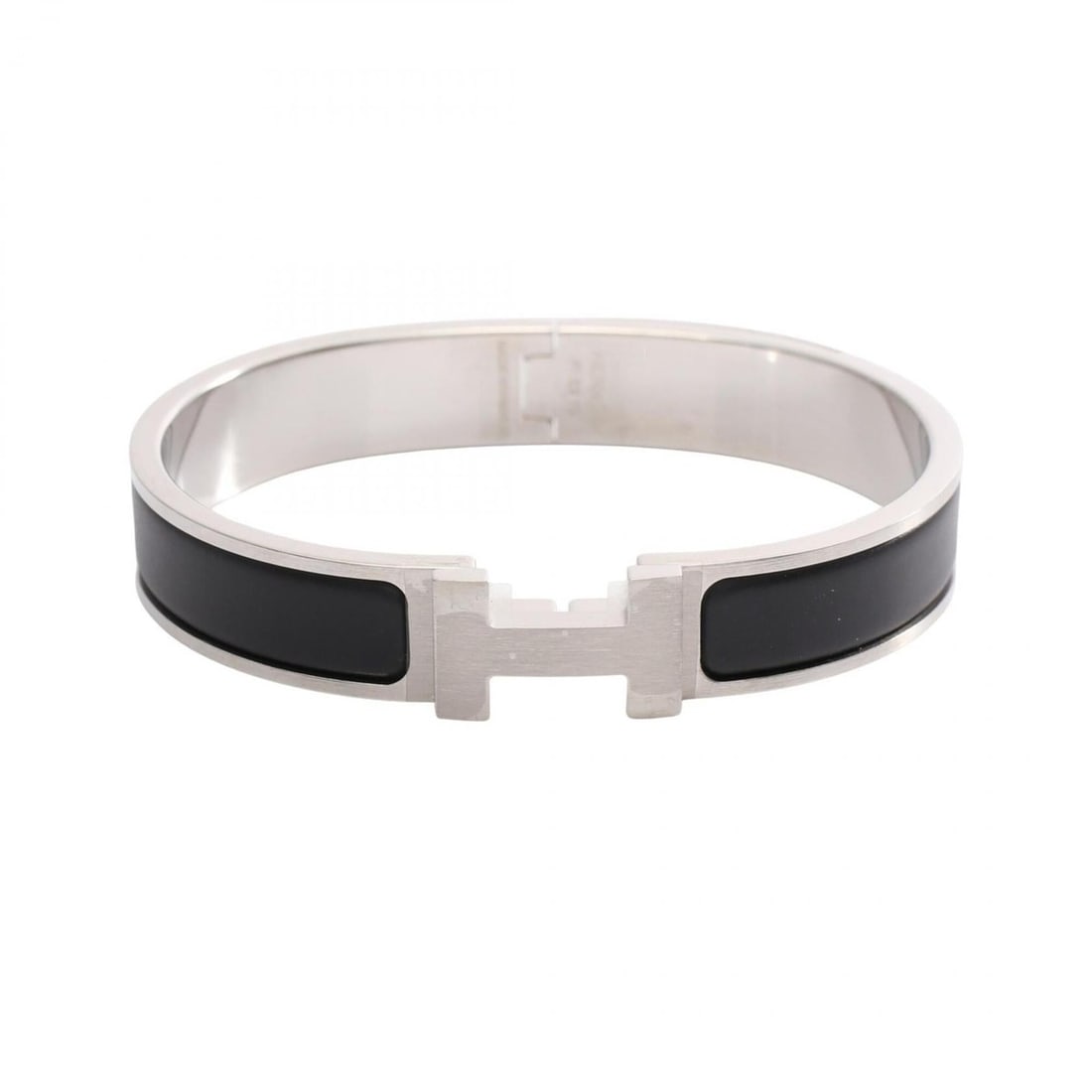 Hermes HERMES Click HH Noir Matte Bracelet Accessory Stainless Steel Enamel Men's Black: --- Catalog ---Category: SizeLength: 18.5cm / 7.28''Category: DesignType: Charm braceletColor: BlackGender: MenMaterial: Enamel, Stainless steelCategory: GeneralLine: ClicBrand: Hermes--- Item List --