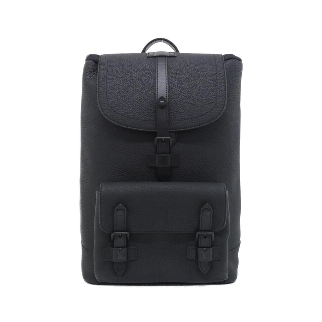 Louis Vuitton Taurillon Christopher Slim Backpack M58644 (Rucksack): --- Catalog ---Category: SizeSize (HxWxD): 42cm x 30cm x 12cm / 16.53'' x 11.81'' x 4.72''Category: DesignType: BackpackColor: BlackGender: Women,MenMaterial: Leather Category: GeneralBrand: Louis Vui