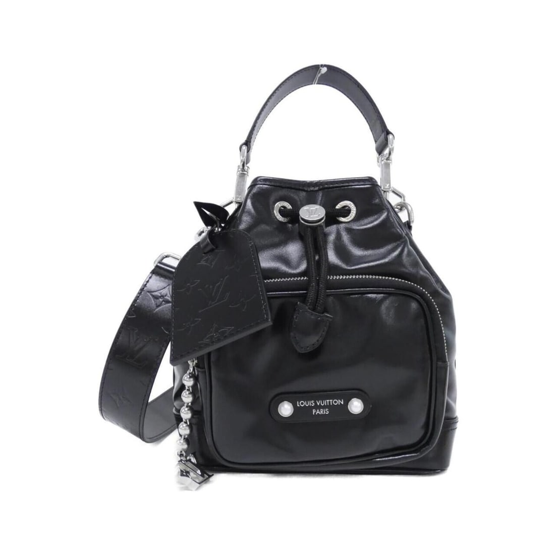 Louis Vuitton LV NIGHT Noe Cargo M13985 Shoulder Bag: --- Catalog ---Category: SizeSize (HxWxD): 24cm x 20cm x 12cm / 9.44'' x 7.87'' x 4.72''Category: DesignType: Shoulder bagColor: BlackGender: WomenMaterial: Leather Category: GeneralBrand: Louis Vuitt