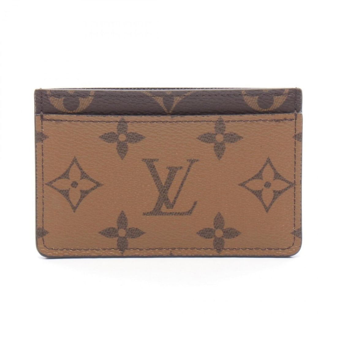 Louis Vuitton Porte Cartes Simple Business Card Holder/Card Case, Canvas, Monogram Reverse, Women's,: --- Catalog ---Category: DesignType: Business card caseColor: Brown, Monogram ReverseGender: WomenMaterial: Canvas Category: GeneralMPN: M69161Brand: Louis VuittonCategory: Physical PropertiesSize (Hx