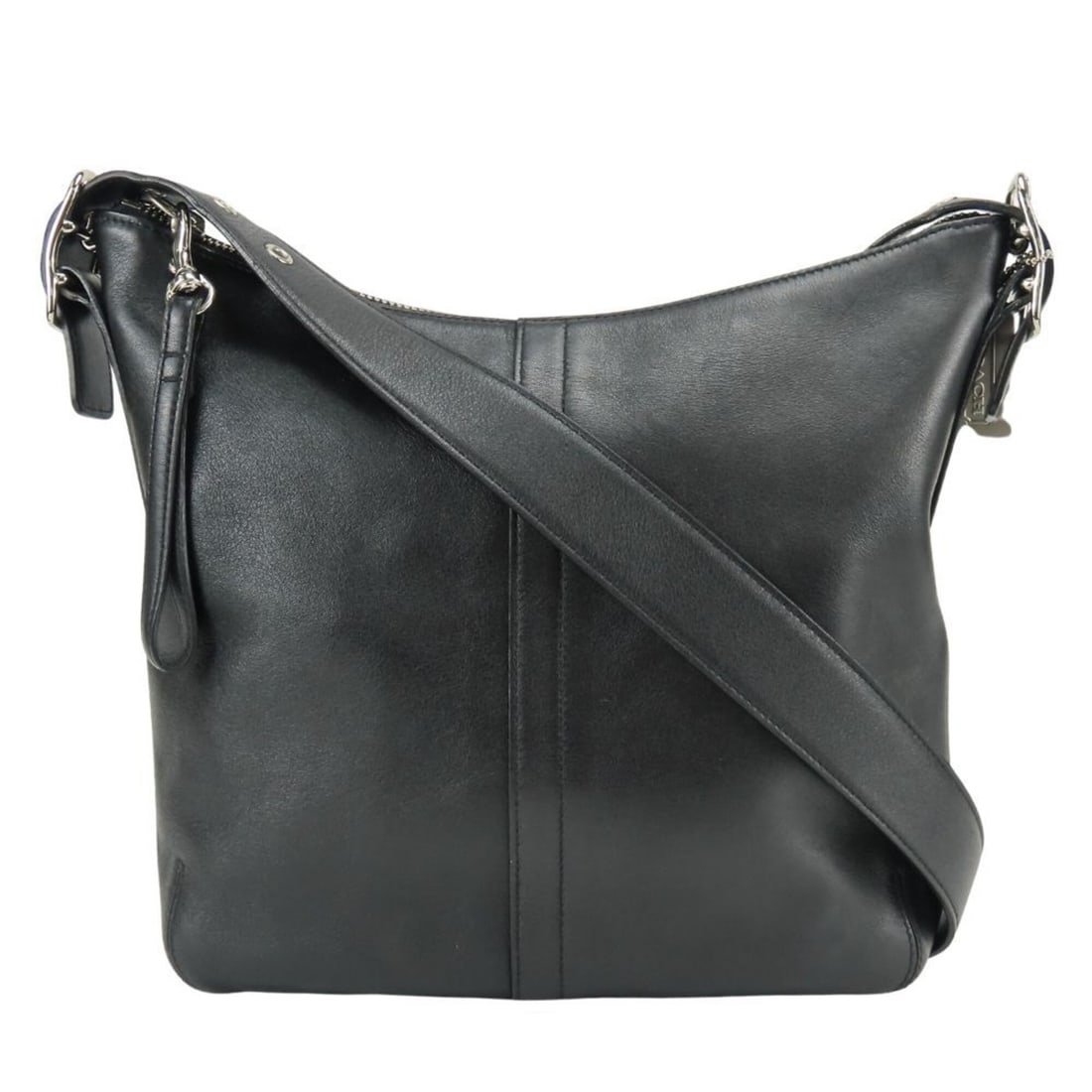 Coach Shoulder Bag 9326 Leather Black Women's COACH: --- Catalog ---Category: SizeSize (HxWxD): 23cm x 27cm x 5.5cm / 9.05'' x 10.62'' x 2.16''Category: DesignType: Shoulder bagColor: BlackGender: WomenMaterial: Leather Category: GeneralBrand: Coach--- 