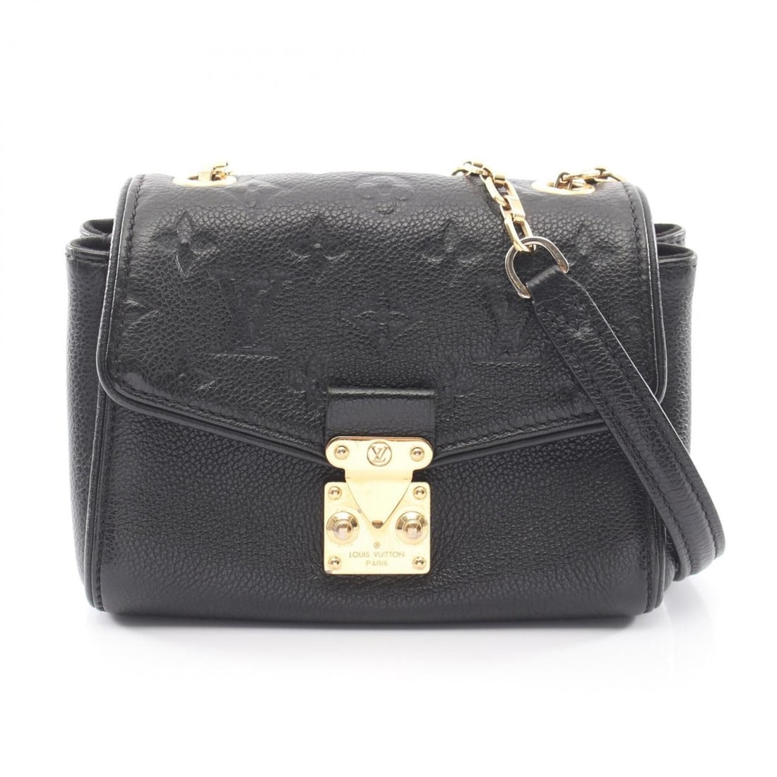 Louis Vuitton Saint Germain BB Shoulder Bag/Handbag, Leather, Monogram Empreinte, Women's, Black,: --- Catalog ---Category: SizeSize (HxWxD): 14cm x 17cm x 7cm / 5.51'' x 6.69'' x 2.75''Category: DesignType: Handbag, Shoulder bagColor: BlackGender: WomenMaterial: Leather Category: GeneralMPN: M9455