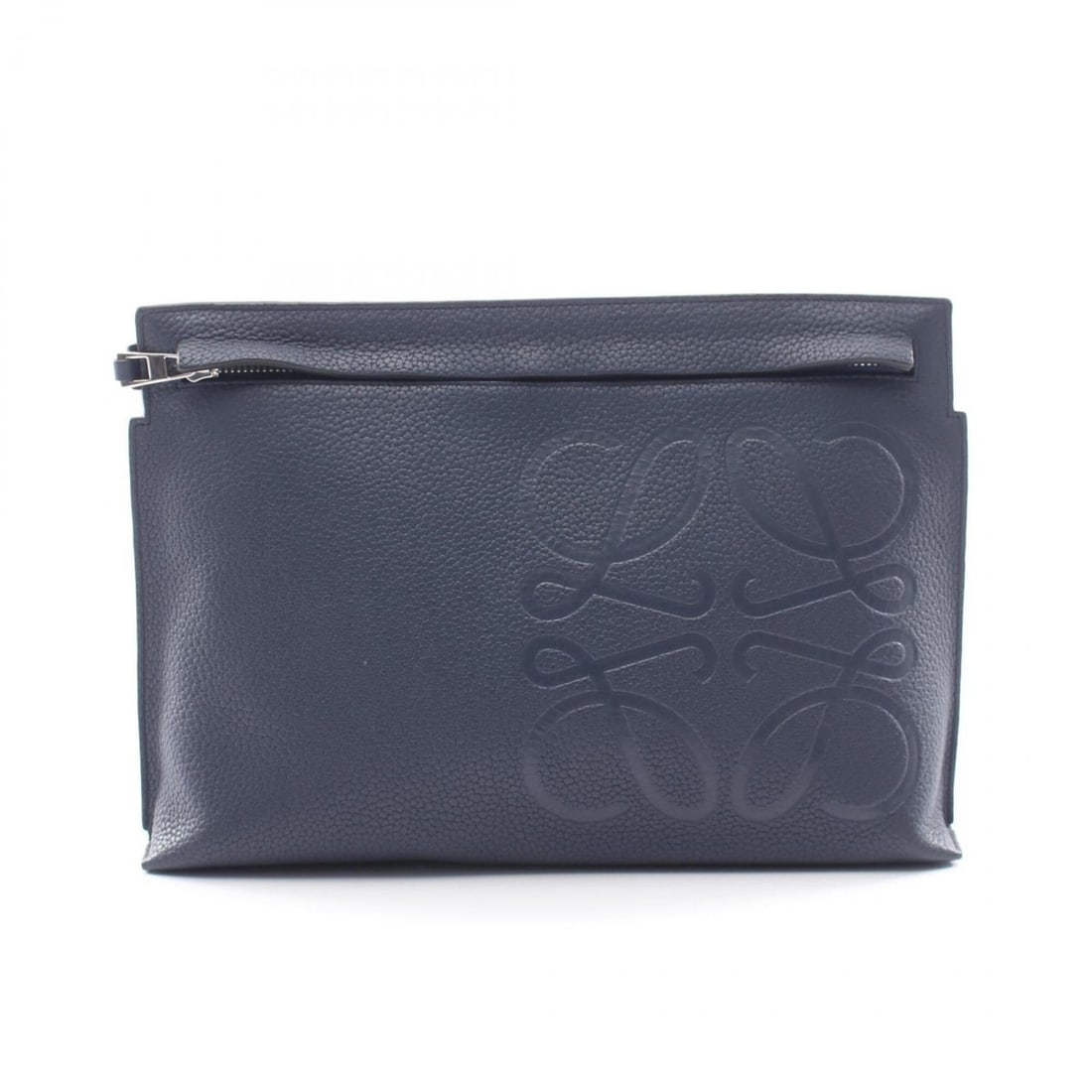 Loewe T Pouch Anagram Second Bag Clutch Handbag Leather Women's Navy C500W05X1: --- Catalog ---Category: SizeSize (HxWxD): 20cm x 29cm x 4cm / 7.87'' x 11.41'' x 1.57''Category: DesignType: Clutch bag, Handbag, PouchColor: NavyGender: WomenMaterial: Leather Category: GeneralMPN: 