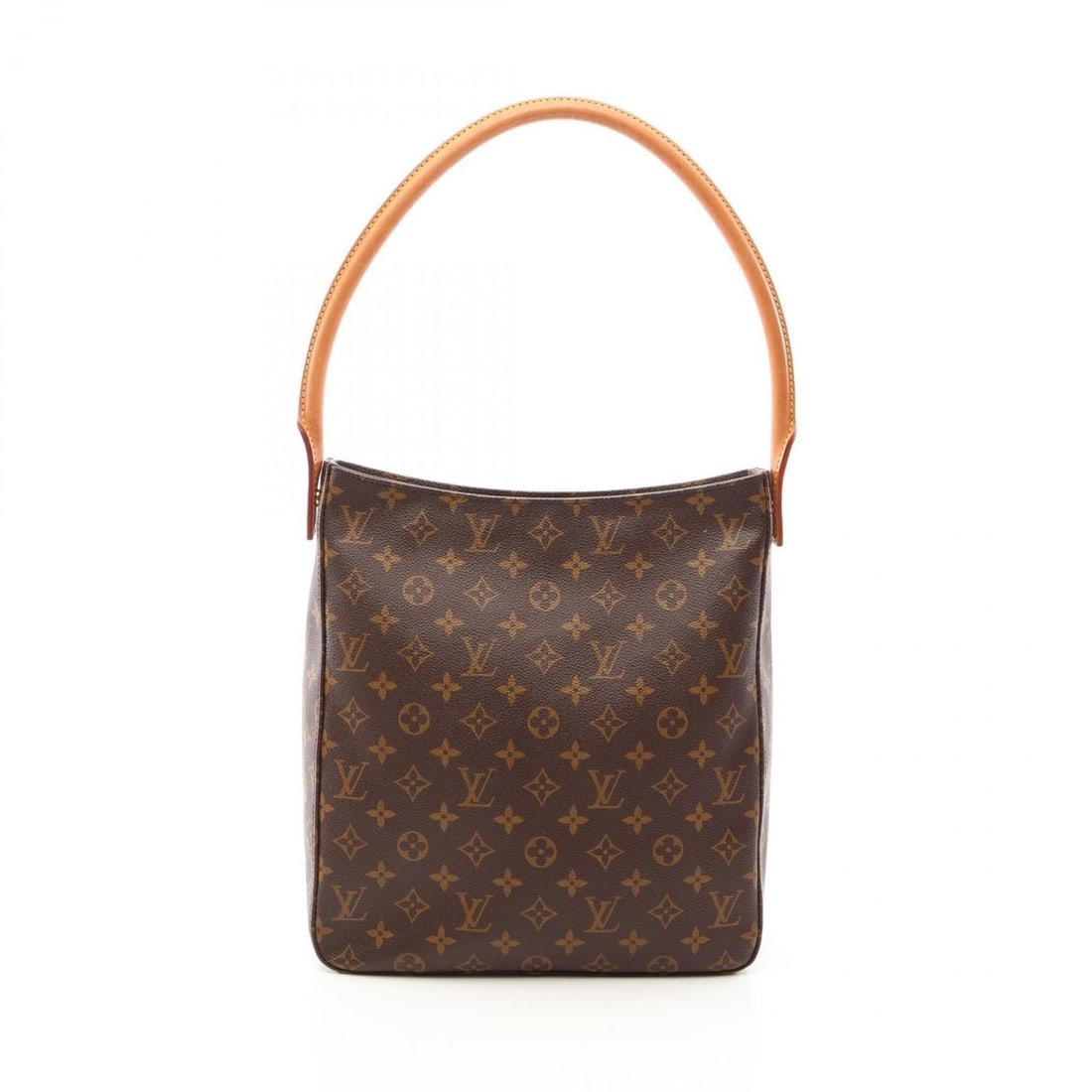 Louis Vuitton Looping GM Shoulder Bag/Handbag, Coated Canvas and Leather, Monogram Pattern, Women's,: --- Catalog ---Category: SizeSize (HxWxD): 31cm x 28.5cm x 11cm / 12.2'' x 11.22'' x 4.33''Category: DesignType: Handbag, Shoulder bagColor: BrownGender: WomenMaterial: Coated canvas , Leather Categor