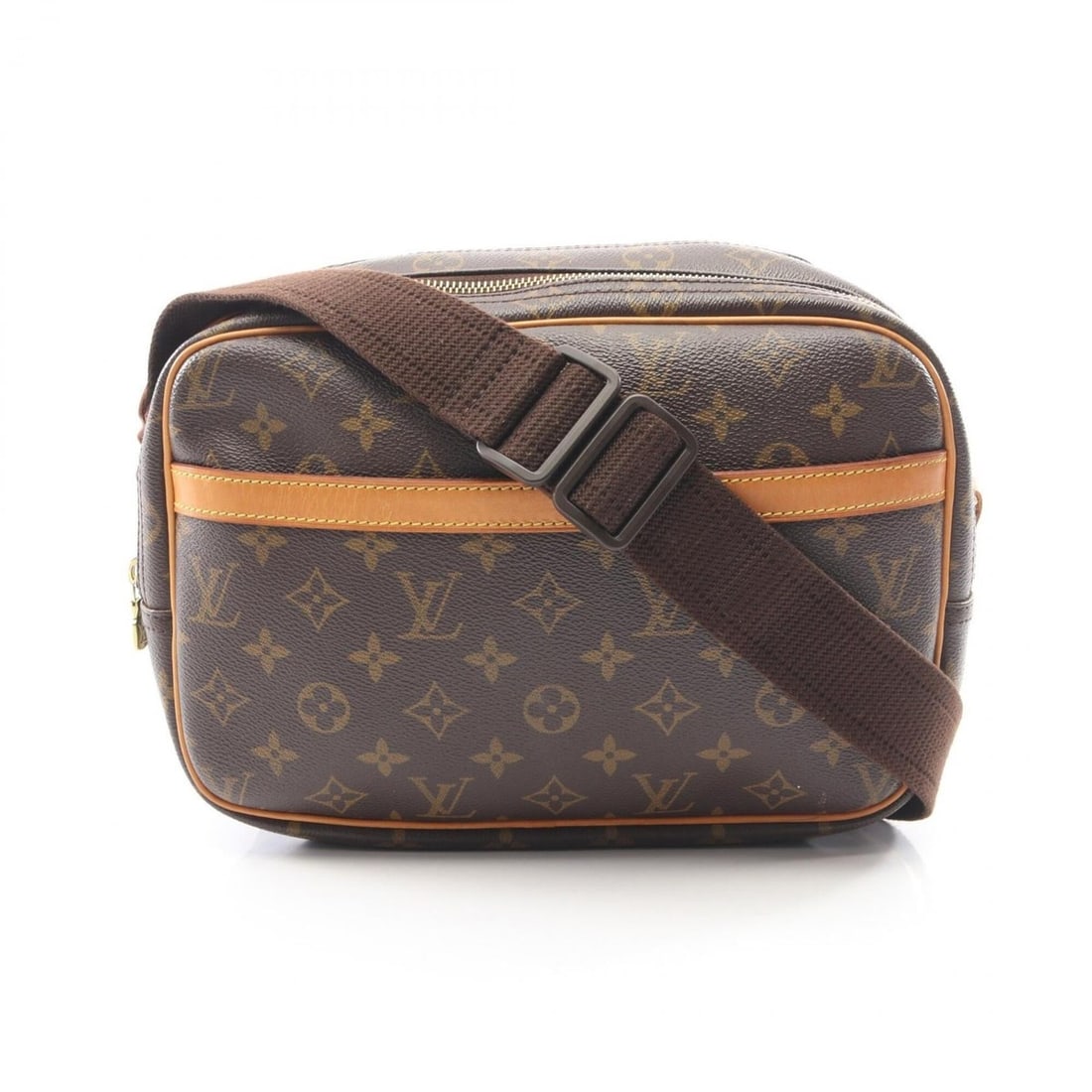 Louis Vuitton Reporter PM Shoulder Bag/Handbag, Coated Canvas and Leather, Monogram Pattern,: --- Catalog ---Category: SizeSize (HxWxD): 20cm x 27cm x 7cm / 7.87'' x 10.62'' x 2.75''Category: DesignType: Handbag, Shoulder bagColor: BrownGender: WomenMaterial: Coated canvas , Leather Category: 