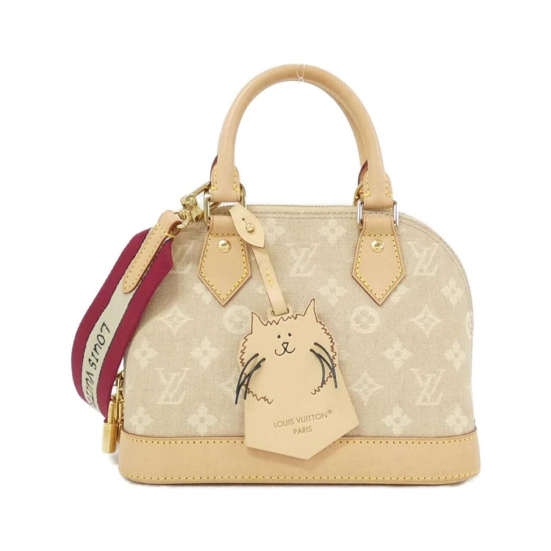Louis Vuitton Miaogram (LV x GC) Alma BB M25728 Handbag: --- Catalog ---Category: SizeWeight: 510g / 1.12lb.Size (HxWxD): 17cm x 23cm x 12cm / 6.69'' x 9.05'' x 4.72''Strap Length: 89cm / 35.03''Handle Length: 25cm / 9.84''Category: DesignType: HandbagColor