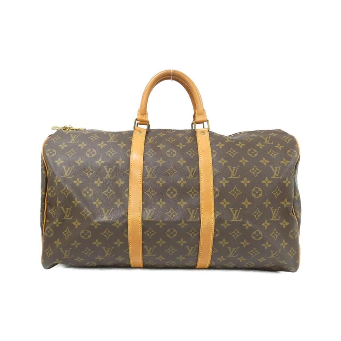 Louis Vuitton Monogram Keepall 50cm M41426 Boston Bag: --- Catalog ---Category: SizeWeight: 860g / 1.89lb.Size (HxWxD): 29cm x 50cm x 22cm / 11.41'' x 19.68'' x 8.66''Handle Length: 32cm / 12.59''Category: DesignType: Boston bagColor: MarronGender: Women,