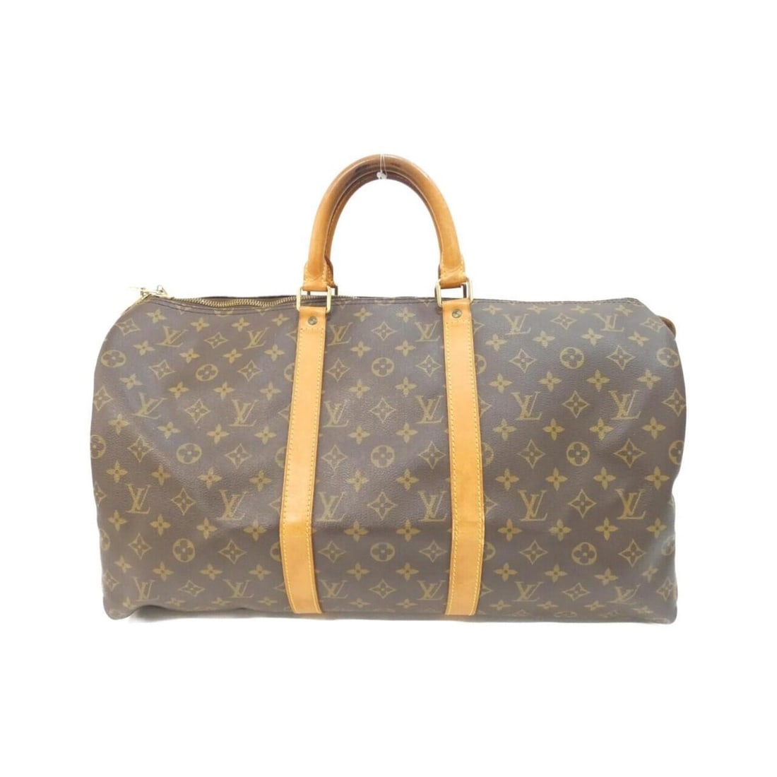 Louis Vuitton Monogram Keepall 50cm M41426 Boston Bag: --- Catalog ---Category: SizeWeight: 890g / 1.96lb.Size (HxWxD): 29cm x 50cm x 22cm / 11.41'' x 19.68'' x 8.66''Handle Length: 29cm / 11.41''Category: DesignType: Boston bagColor: MarronGender: Women,