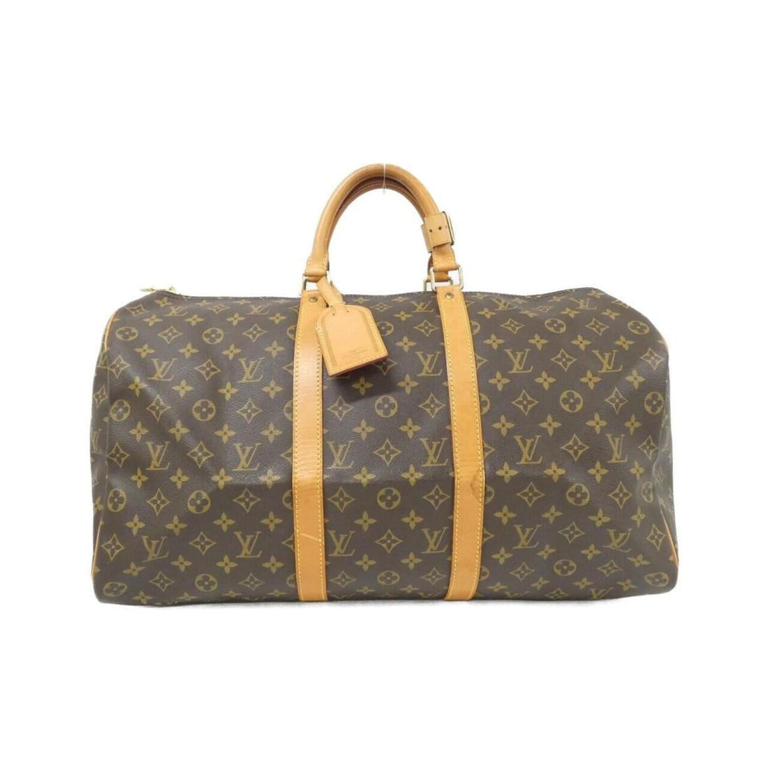 Louis Vuitton Monogram Keepall 50cm M41426 Boston Bag: --- Catalog ---Category: SizeWeight: 910g / 2lb.Size (HxWxD): 29cm x 50cm x 22cm / 11.41'' x 19.68'' x 8.66''Handle Length: 32cm / 12.59''Category: DesignType: Boston bagColor: MarronGender: