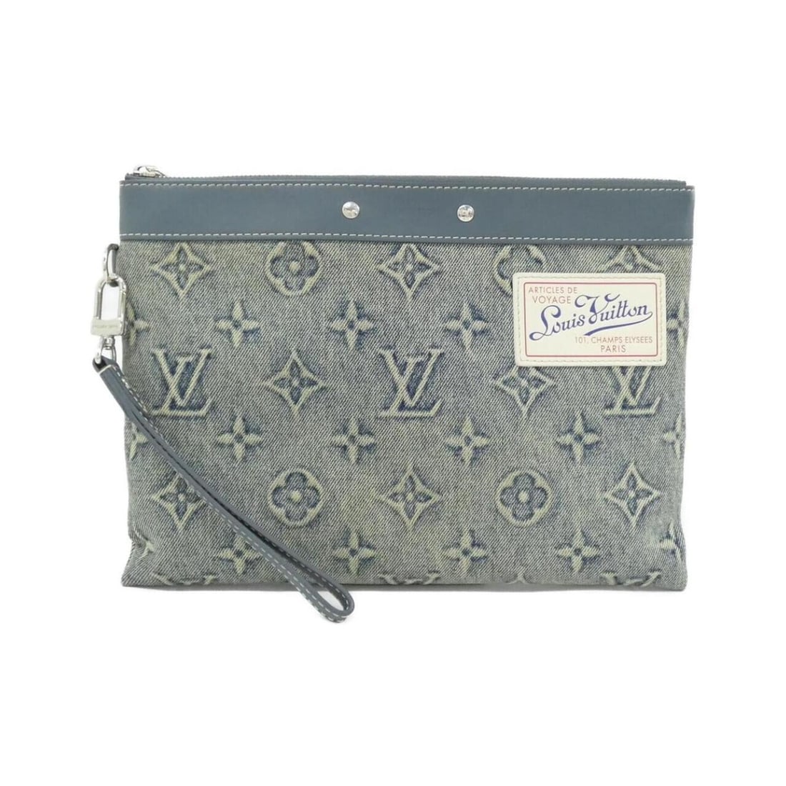 Louis Vuitton Monogram Wash Pochette To Go M82313 Handbag: --- Catalog ---Category: SizeWeight: 280g / 9.87oz.Size (HxWxD): 21cm x 30cm x 1cm / 8.26'' x 11.81'' x 0.39''Strap Length: 36cm / 14.17''Category: DesignType: HandbagColor: BlueGender: Women,MenMater
