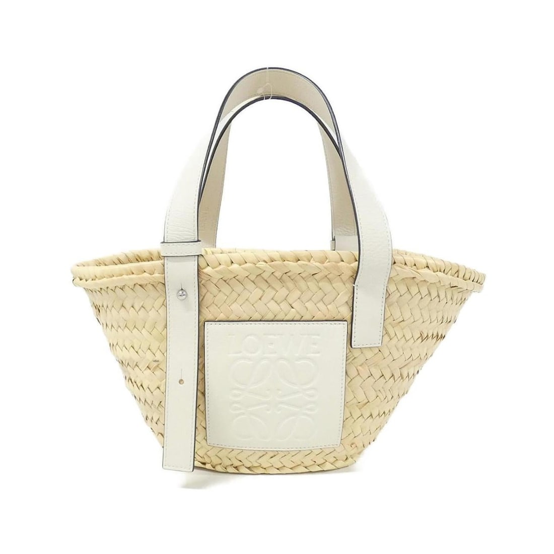 Loewe A223S93X04 Handbag: --- Catalog ---Category: SizeSize (HxWxD): 17cm x 20cm x 13cm / 6.69'' x 7.87'' x 5.11''Category: DesignType: HandbagColor: Beige, WhiteGender: WomenMaterial: Leather Hardware Color: SilverLeather/Fur
