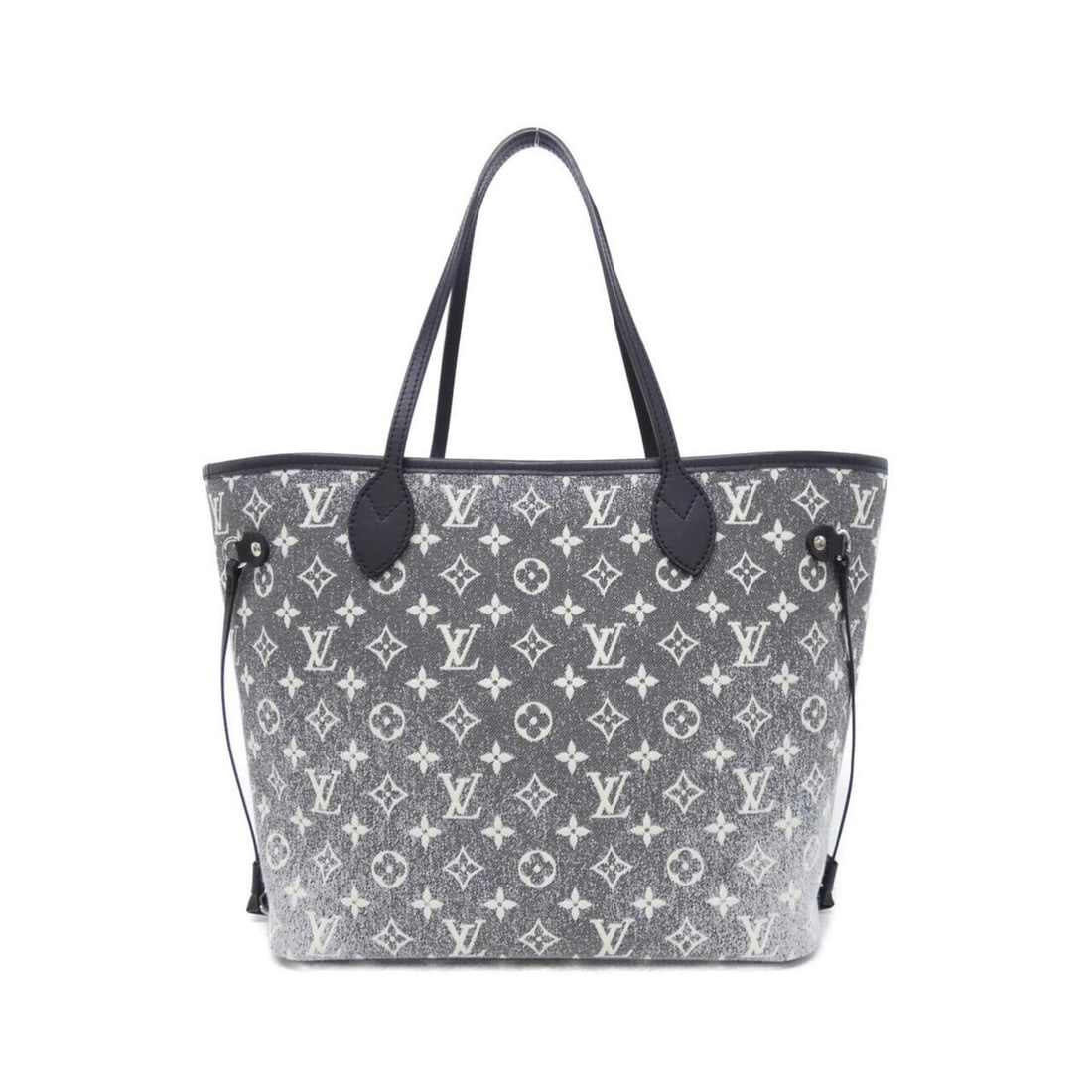 Louis Vuitton Monogram Jacquard Denim Neverfull MM M21465 Handbag: --- Catalog ---Category: SizeSize (HxWxD): 28cm x 46cm x 14cm / 11.02'' x 18.11'' x 5.51''Category: DesignType: Handbag, PouchColor: GrisGender: Men,WomenMaterial: Canvas Hardware Color: SilverCategor