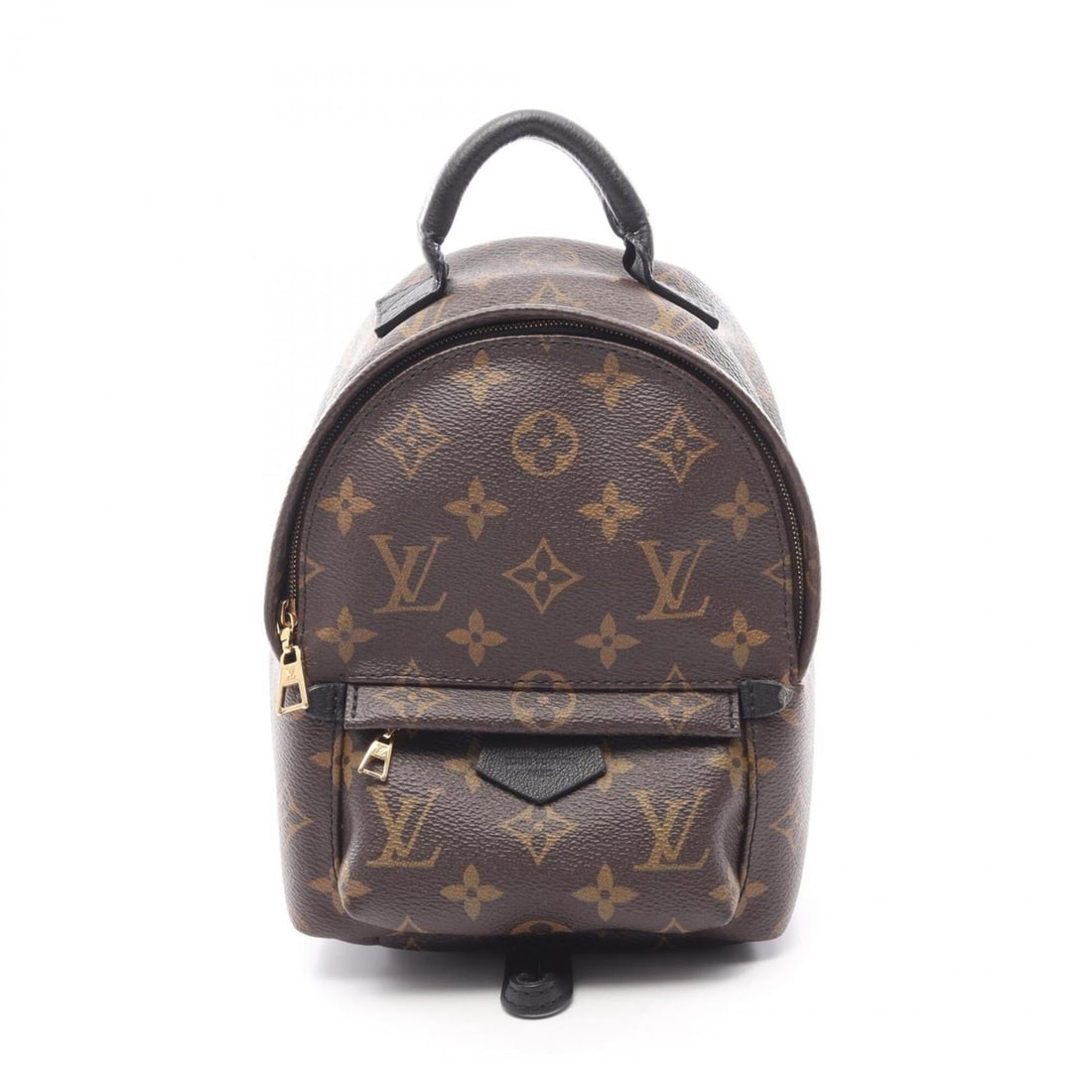 Louis Vuitton Palm Springs Mini Monogram Backpack/Handbag, Coated Canvas and Leather, Women's,: --- Catalog ---Category: SizeSize (HxWxD): 21cm x 16cm x 8cm / 8.26'' x 6.29'' x 3.14''Category: DesignType: Backpack, HandbagColor: Black, Brown, MonogramGender: WomenMaterial: PVC , Coated canvas Ca
