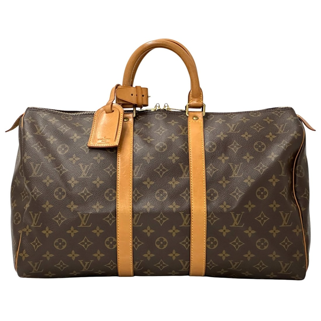 Louis Vuitton LOUIS VUITTON Handbag for Women and Men, Brand Boston Bag, Keepall 45, Brown M41428: --- Catalog ---Category: SizeSize (HxWxD): 28cm x 47cm x 20cm / 11.02'' x 18.5'' x 7.87''Category: DesignType: Boston bag, HandbagColor: Brown, MonogramGender: Men,WomenMaterial: Monogram Category: Ge