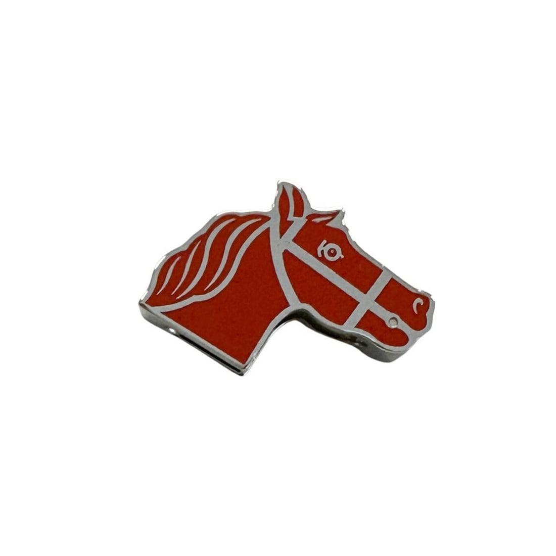 Hermes scarf ring, Twilly Quadriage, women's, brand, metal, red, silver, horse: --- Catalog ---Category: DesignType: Scarf ringColor: Red color, SilverGender: WomenMaterial: Metal Category: GeneralBrand: HermesCountry of Origin: FranceCategory: Physical PropertiesSize (HxWxD): 1.