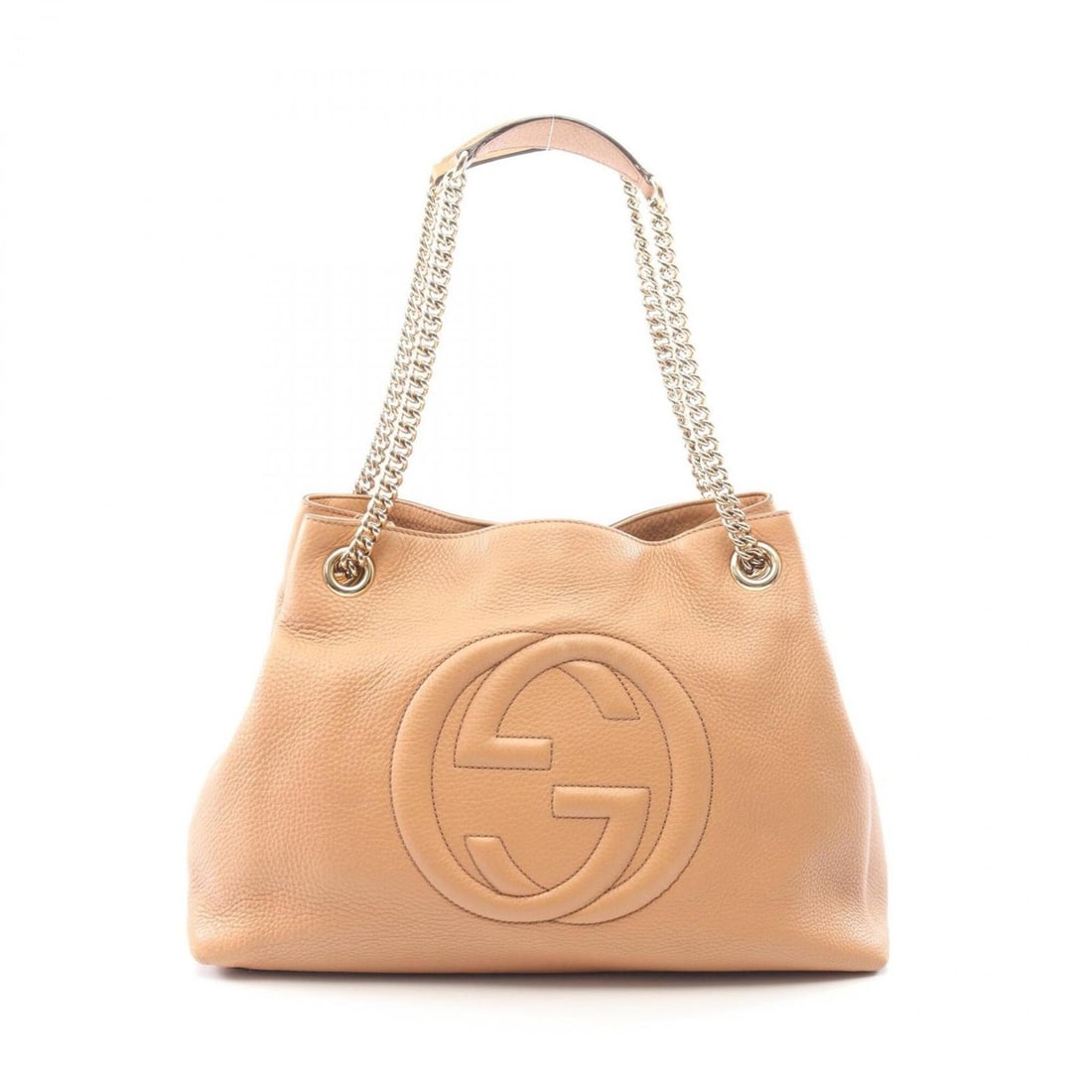Gucci Soho Interlocking G Shoulder Bag Handbag Leather Women's Pink 308982: --- Catalog ---Category: SizeSize (HxWxD): 26cm x 38cm x 14cm / 10.23'' x 14.96'' x 5.51''Category: DesignType: Shoulder bagColor: PinkGender: WomenMaterial: Leather Category: GeneralBrand: Gucci--- I