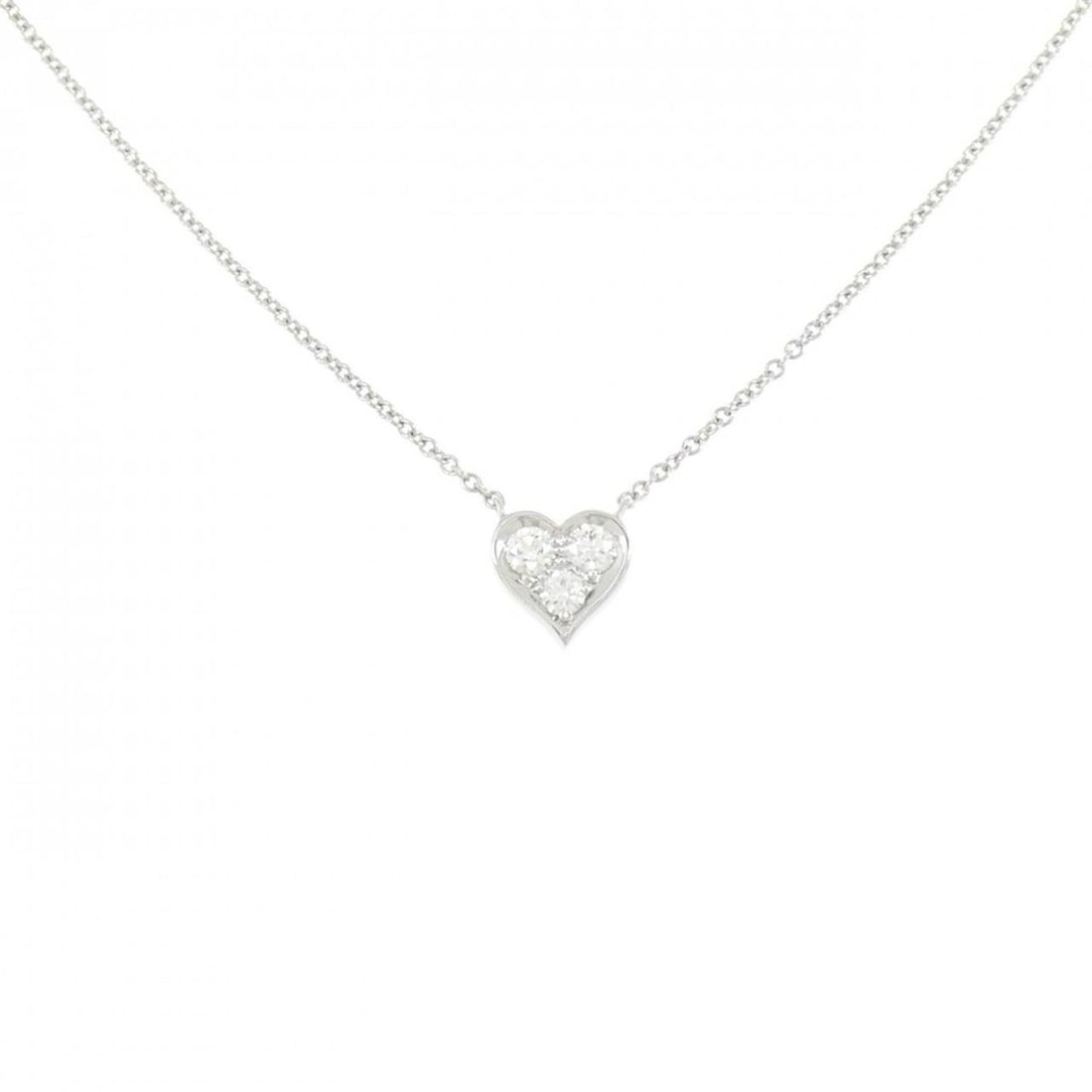Tiffany & Co. Sentimental Necklace: --- Catalog ---Category: SizeWidth: 1mm / 0.04''Weight: 3.1g / 0.1oz.Pendant Size: 7.4mm x 7.4mm / 0.29'' x 0.29''Neck Circumference: 41 cm / 16.14''Category: DesignStone: DiamondGender: WomenMaterial