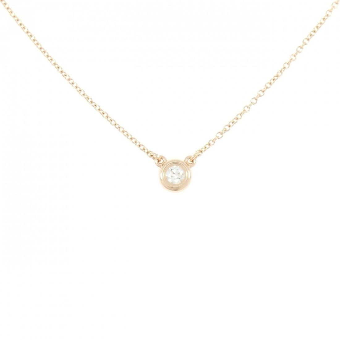Tiffany & Co. By the Yard Necklace: --- Catalog ---Category: SizeWidth: 1mm / 0.04''Weight: 2.2g / 0.07oz.Diameter: 5.2mm / 0.2''Neck Circumference: 41 cm / 16.14''Category: DesignStone: DiamondGender: WomenMaterial: Pink gold (18K)Neck