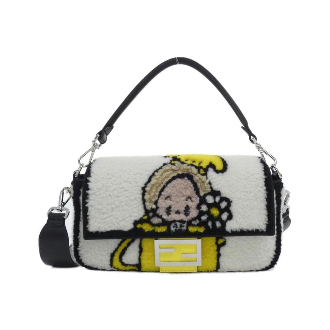 Fendi Baguette 7VA572 AWXM Handbag: --- Catalog ---Category: SizeWeight: 590g / 1.3lb.Size (HxWxD): 16cm x 28cm x 6cm / 6.29'' x 11.02'' x 2.36''Strap Length: 100cm / 39.36''Handle Length: 44cm / 17.32''Category: DesignType: HandbagGend