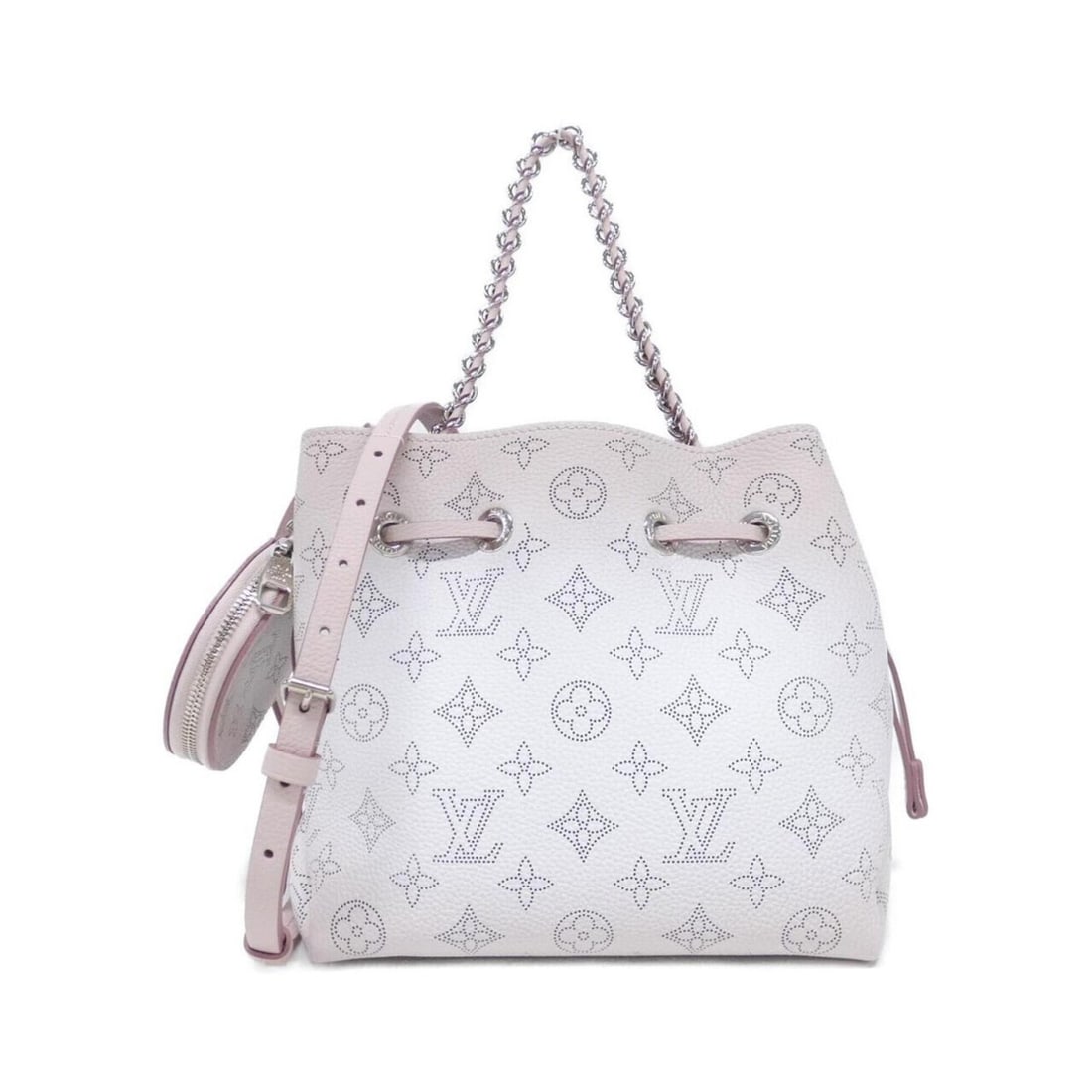 Louis Vuitton Mahina Bella M59939 Shoulder Bag: --- Catalog ---Category: SizeWeight: 550g / 1.21lb.Size (HxWxD): 22cm x 19cm x 14cm / 8.66'' x 7.48'' x 5.51''Strap Length: 103cm - 118cm / 40.55'' - 46.45''Handle Length: 41cm / 16.14''Category: Desi