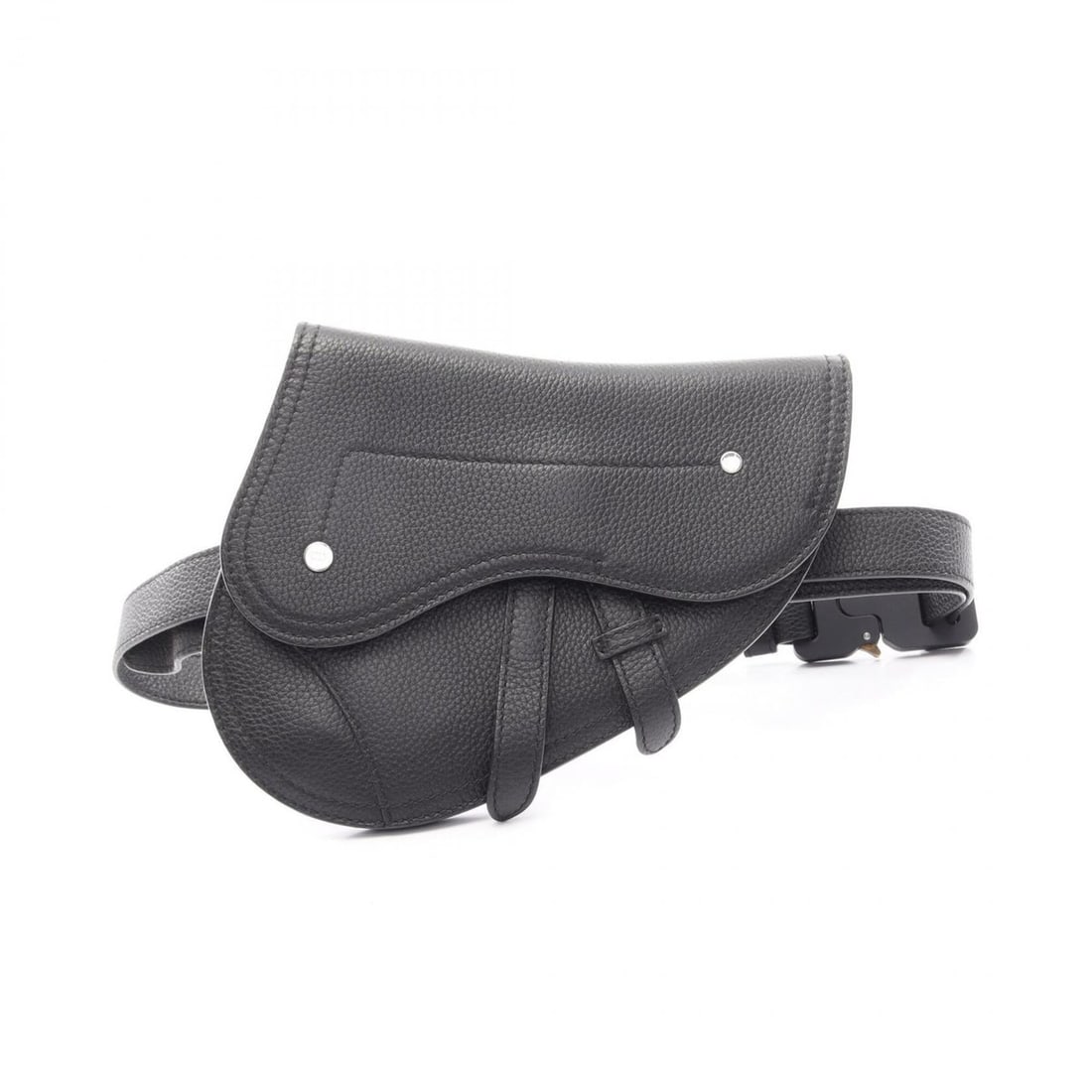 Christian Dior Dior Saddle Bag Waist Handbag Leather Men's Black: --- Catalog ---Category: SizeSize (HxWxD): 14cm x 18cm x 3cm / 5.51'' x 7.08'' x 1.18''Category: DesignType: Fanny pack, Handbag, Saddle bagColor: BlackGender: MenMaterial: Leather Category: GeneralBr
