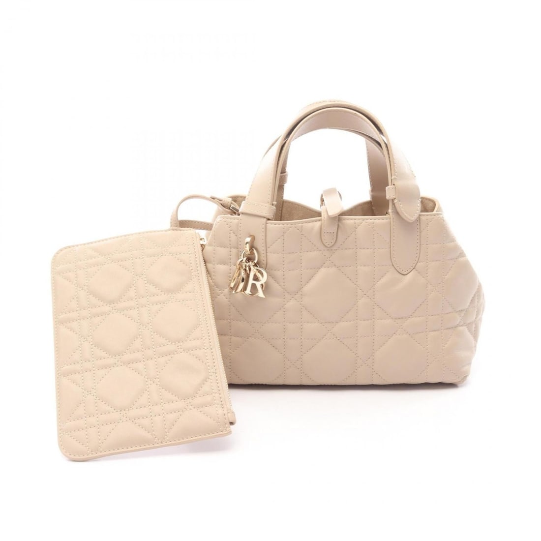 Christian Dior Dior Toujours Small Leather Handbag for Women, Beige: --- Catalog ---Category: SizeSize (HxWxD): 14cm x 23cm x 12cm / 5.51'' x 9.05'' x 4.72''Category: DesignType: HandbagColor: BeigeGender: WomenMaterial: Leather Category: GeneralBrand: Christian Dior--