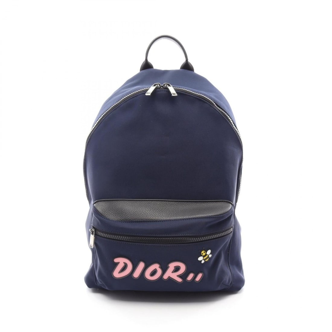 Christian Dior Dior HOMME × KAWS Backpack Handbag Nylon Leather Men's Navy Black 1KWBA064YLE: --- Catalog ---Category: SizeSize (HxWxD): 43cm x 30cm x 13cm / 16.92'' x 11.81'' x 5.11''Category: DesignType: BackpackColor: Black, NavyGender: MenMaterial: Nylon , Leather Category: GeneralMPN: 1KW