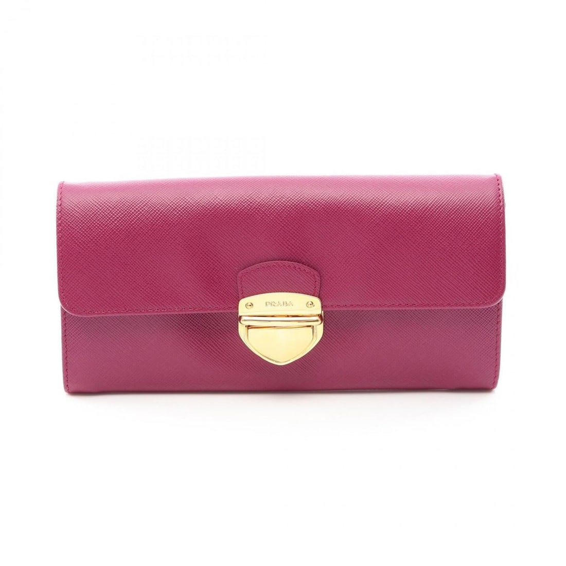 Prada SAFFIANO TUC Bi-fold Long Wallet, Saffiano Leather, Women's, Purple, 1M1037: --- Catalog ---Category: SizeSize (HxWxD): 9.5cm x 19cm x 2.5cm / 3.74'' x 7.48'' x 0.98''Category: DesignType: Long wallet (bi-fold)Color: PurpleGender: WomenMaterial: Saffiano Category: GeneralMPN: 