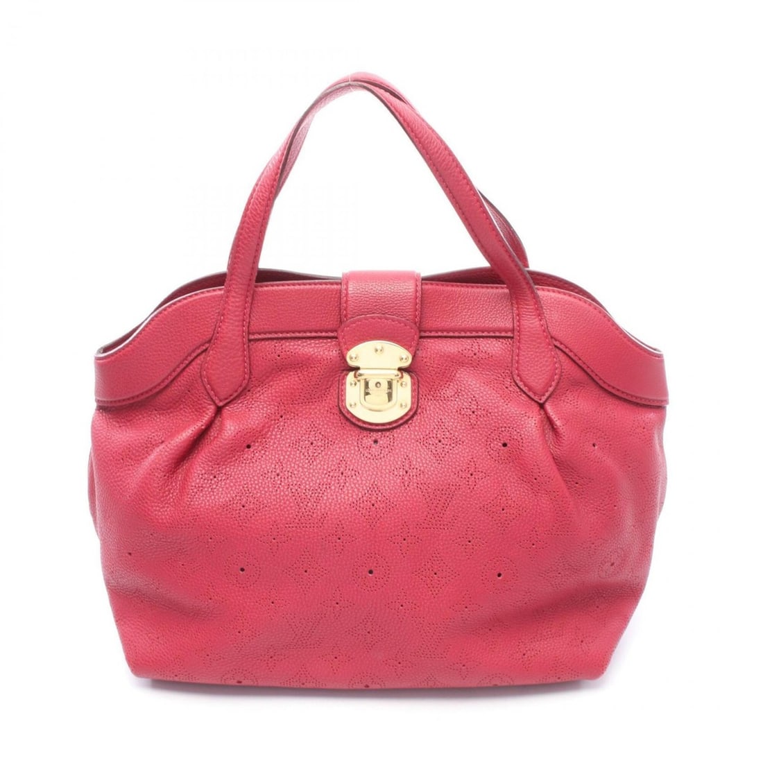 Louis Vuitton Seals PM Monogram Mahina Grenat Handbag, Leather, Mahina, Women's, Pink, M93817: --- Catalog ---Category: SizeSize (HxWxD): 25cm x 30cm x 19cm / 9.84'' x 11.81'' x 7.48''Category: DesignType: HandbagColor: PinkGender: WomenMaterial: Mahina leather Category: GeneralMPN: M93817Brand