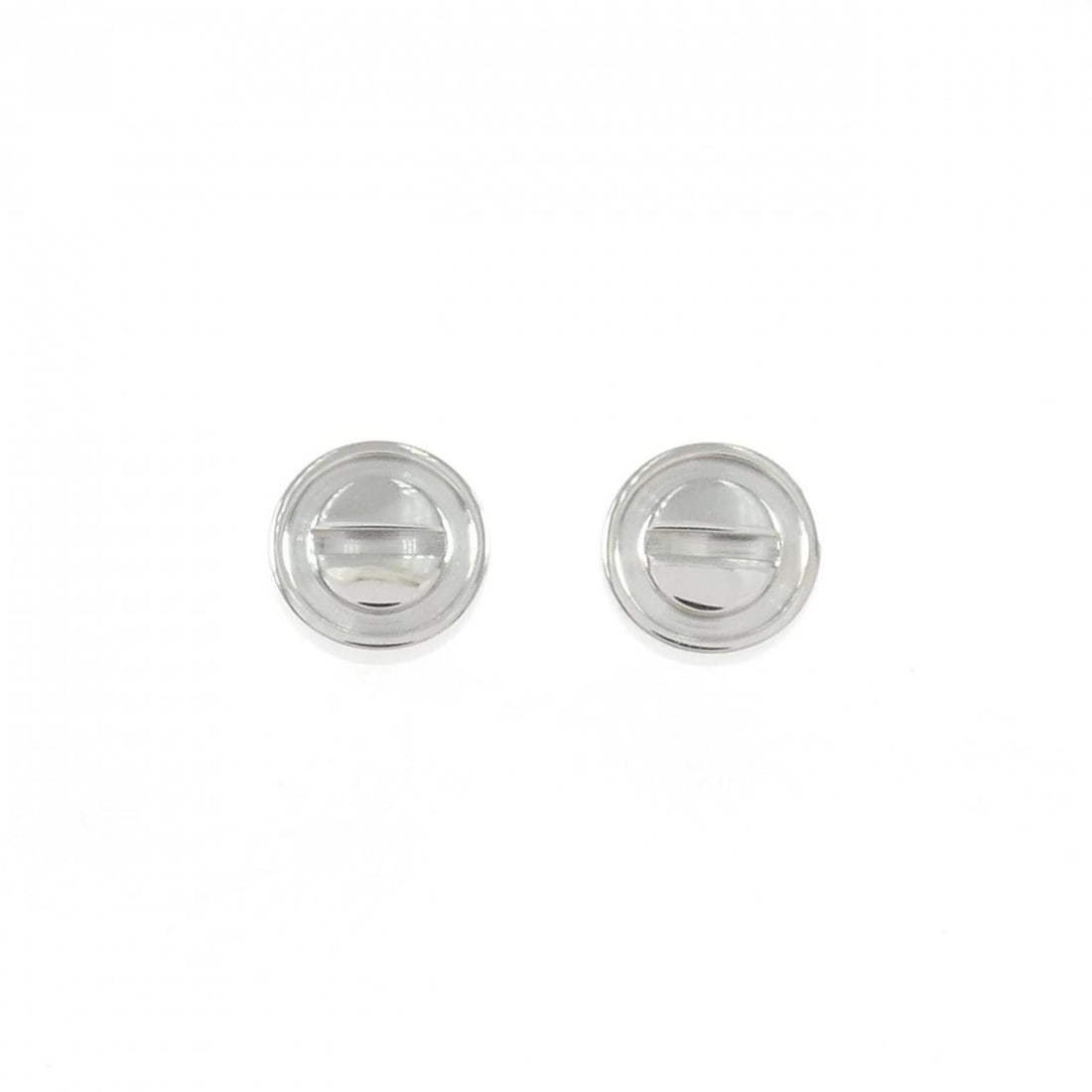 Cartier Love Earrings: --- Catalog ---Category: SizeWeight: 3.2g / 0.11oz.Diameter: 7.1mm / 0.27''Category: DesignType: Stud earringsGender: WomenMaterial: White gold (18K)Category: GeneralLine: LoveBrand: Cartier--- Item L
