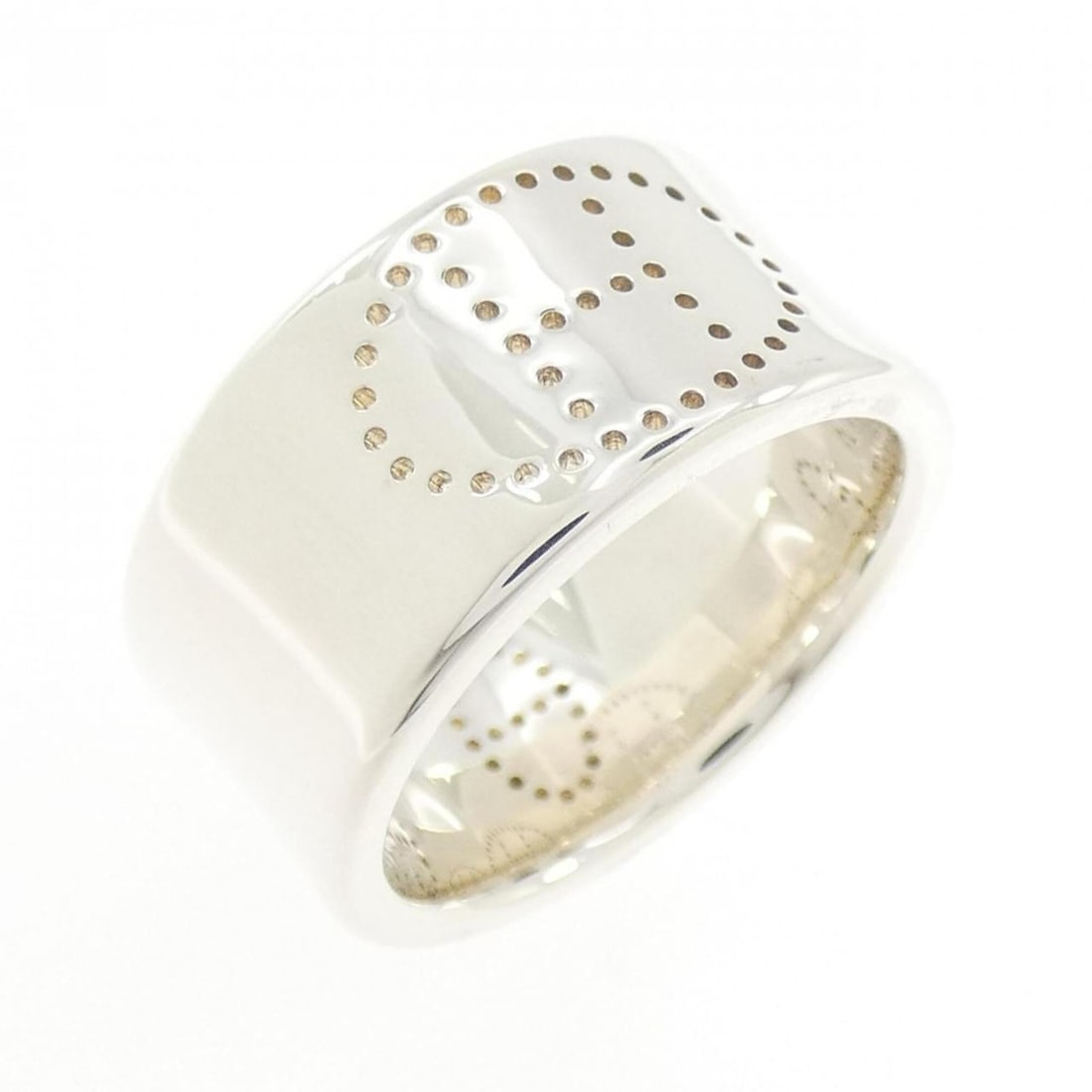 Hermes Hermès Eclipse Ruban Ring: --- Catalog ---Category: SizeUS Size: 7.5Brand Size: 55Category: DesignType: Band ringColor: SilverGender: WomenMaterial: Silver 925Category: GeneralMPN: H104275BBrand: Hermes--- Item List