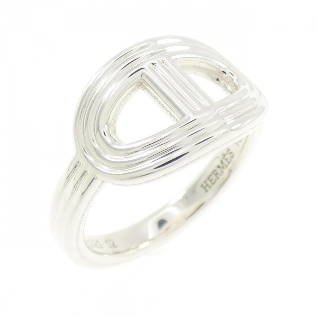Hermes Hermès Chaine d'Ancre 24 Ring: --- Catalog ---Category: SizeUS Size: 6.5Brand Size: 52Category: DesignType: Band ringColor: SilverGender: WomenMaterial: Silver 925Category: GeneralBrand: Hermes--- Item List ---Section: ConditionRan