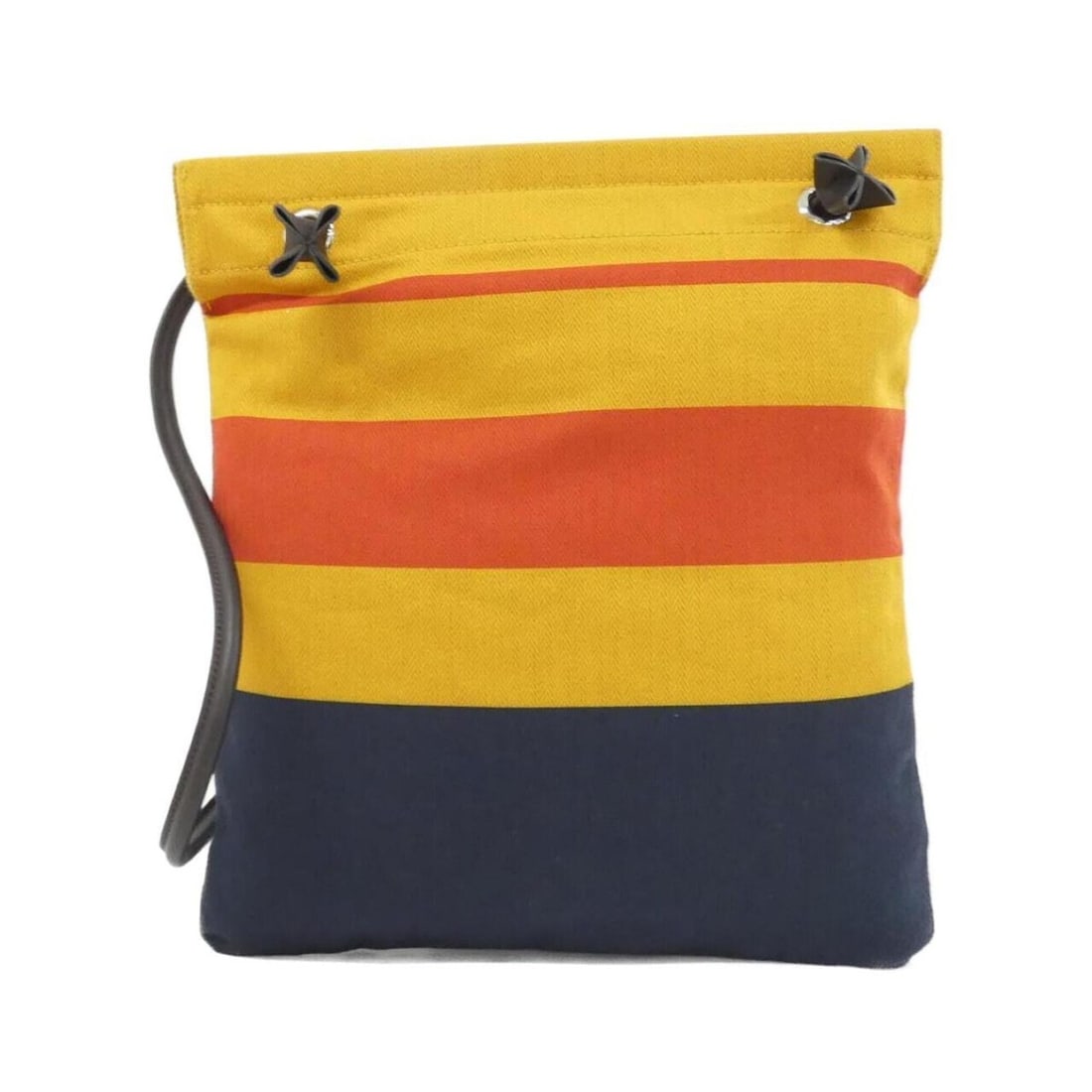 Hermes Sac Aline 079704CK Shoulder Bag: --- Catalog ---Category: SizeSize (HxWxD): 34cm x 30cm x 1cm / 13.38'' x 11.81'' x 0.39''Category: DesignType: Shoulder bagColor: Navy, Orange, Rocabar, YellowGender: Women,MenMaterial: Canvas Categor