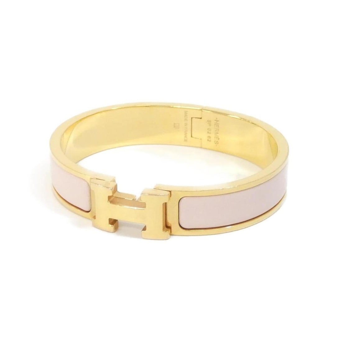 Hermes Click H PM 700001F Bracelet: --- Catalog ---Category: SizeLength: 16cm / 6.29''Category: DesignType: Charm braceletColor: Gold, Rose drageeGender: WomenCategory: GeneralMPN: 700001FBrand: Hermes--- Item List ---Section: Condition
