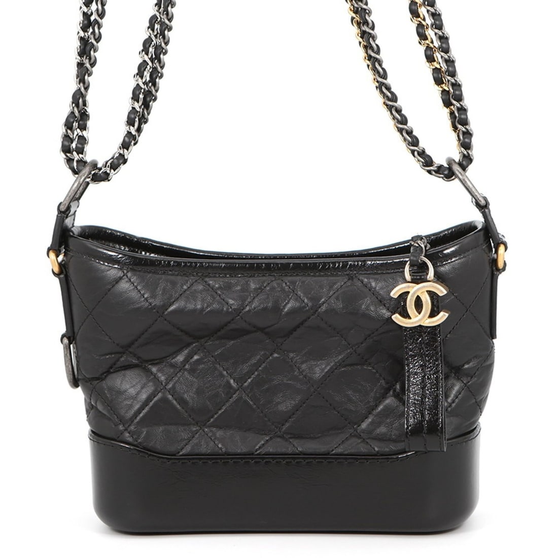 Chanel Chain Shoulder Bag Gabrielle de Small Hobo A91810 CHANEL Handbag Tweed Women's (1 of 15)