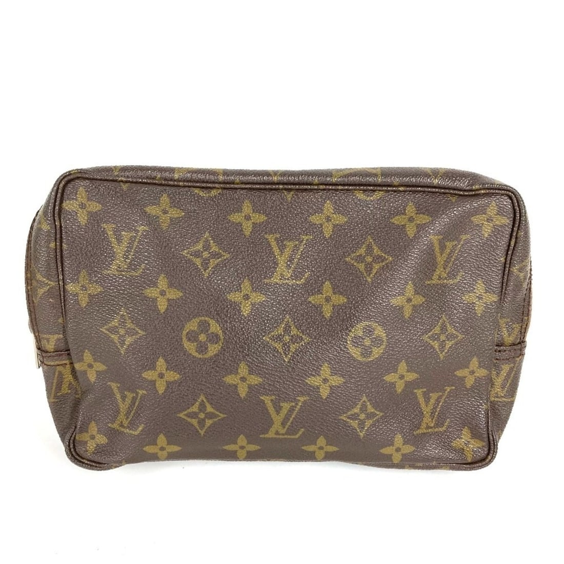 LOUIS VUITTON M47524 Monogram Trousses Toilette 23 Makeup Pouch Cosmetic Clutch Bag Second Canvas: --- Catalog ---Category: SizeSize (HxWxD): 14cm x 21.5cm / 5.51'' x 8.46''Category: DesignType: PouchColor: BrownGender: Men,Women,UnisexMaterial: Monogram Category: GeneralBrand: Louis VuittonCountry