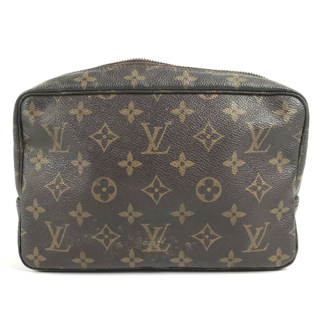 LOUIS VUITTON M47524 Monogram Trousses Toilette 23 Makeup Pouch Cosmetic Clutch Bag Second Canvas: --- Catalog ---Category: SizeSize (HxWxD): 25cm x 21cm x 5.5cm / 9.84'' x 8.26'' x 2.16''Category: DesignType: PouchColor: BrownGender: Men,Women,UnisexMaterial: Monogram Category: GeneralLine: Monogr