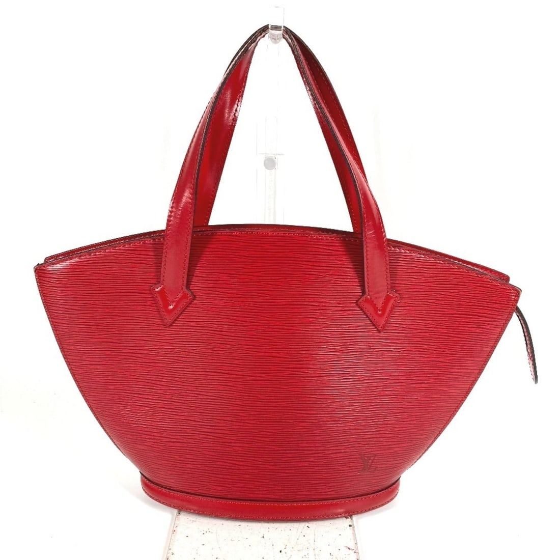 LOUIS VUITTON M52277 Epi Saint Jacques Tote Bag Shoulder Handbag Leather Women's Castilian Red: --- Catalog ---Category: SizeSize (HxWxD): 23.5cm x 23cm x 10cm / 9.25'' x 9.05'' x 3.93''Category: DesignType: Handbag, Shoulder bag, Tote bagColor: Castilian red, Red colorGender: WomenMaterial: Epi