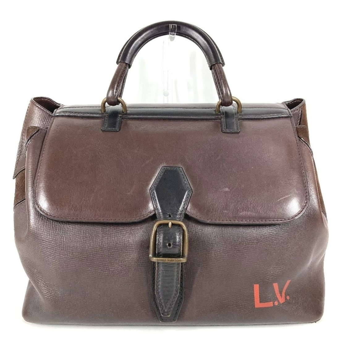 LOUIS VUITTON M95064 Utah Doctor's Bag, Boston Handbag with Pouch, Flap Handbag, Leather, Men's,: --- Catalog ---Category: SizeSize (HxWxD): 29cm x 41cm x 21cm / 11.41'' x 16.14'' x 8.26''Category: DesignType: Boston bag, HandbagColor: Brown, CoffeeGender: MenMaterial: Utah leather , Leather Categ