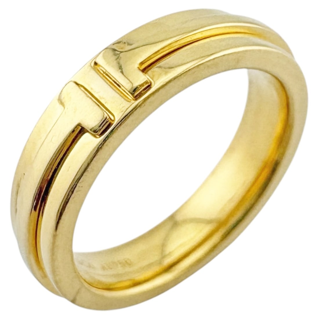 Tiffany & Co. ring, 18K yellow gold, women's ring.: --- Catalog ---Category: PackNumber in Pack: 1Category: SizeJP Size: 10US Size: 5.5Category: DesignType: Band ringColor: GoldGender: WomenMaterial: Yellow gold (18K)Category: GeneralBrand: Tiffany--- 