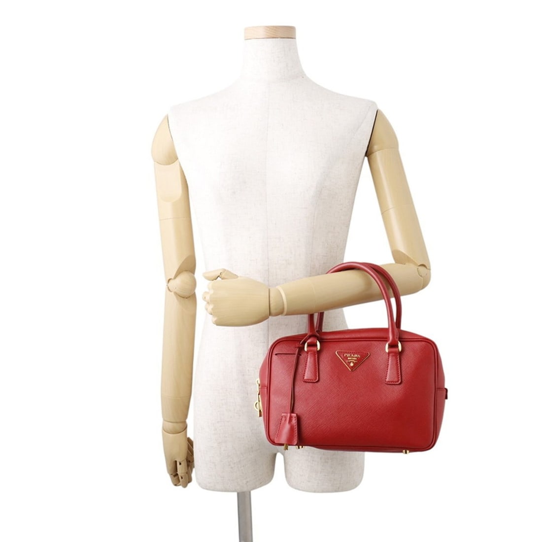 Prada Triangle Leather Handbag BN1113 PRADA - 4