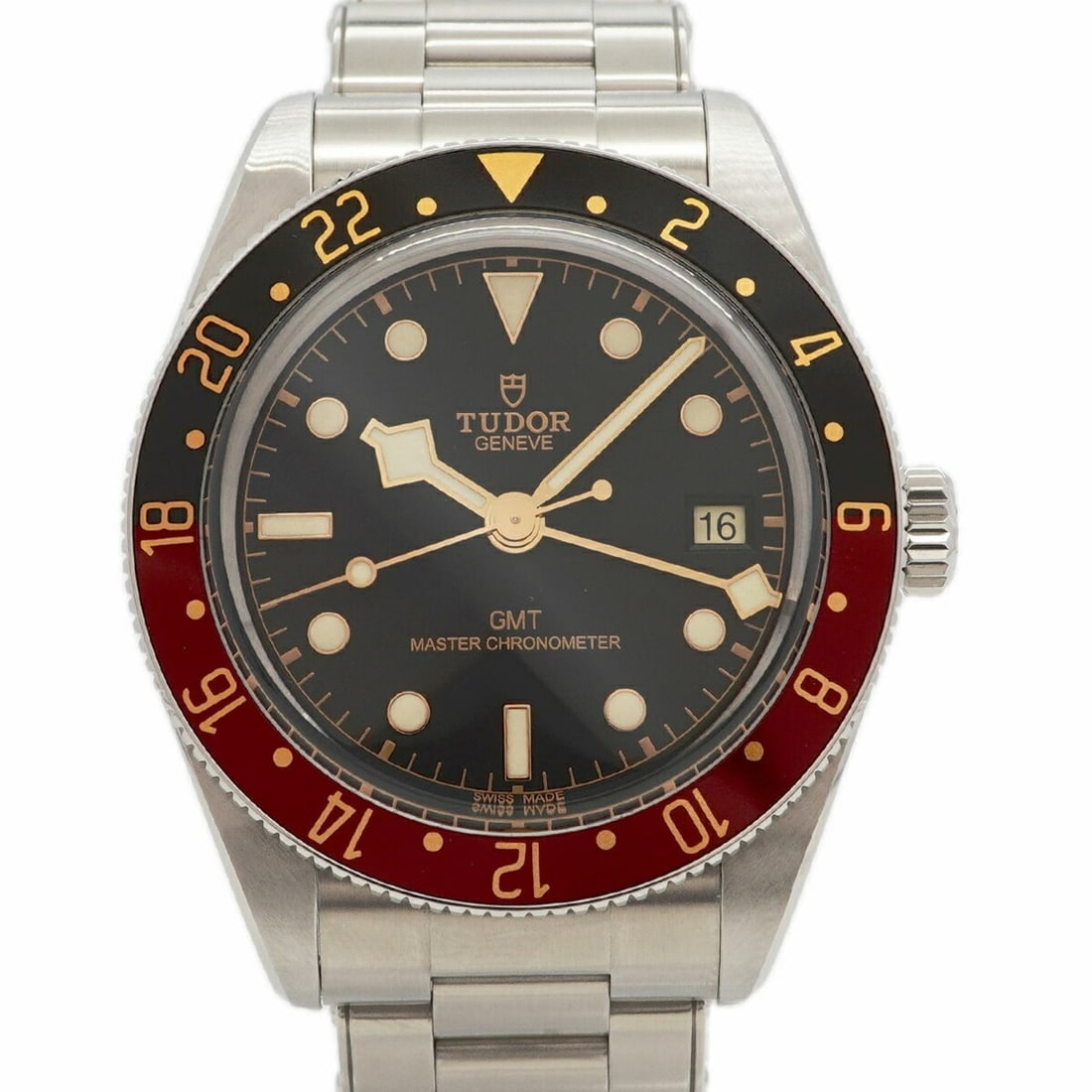 Tudor Black Bay 58 GMT 7939G1A0NRU Dial Men's Watch: --- Catalog ---Category: SizeWrist Size: 16cm / 6.29''Case Diameter: 39.2mm / 1.54''Category: DesignType: WristwatchGender: MenColor (Dial): BlackMaterial (Band): Stainless steelCategory: GeneralMPN: 