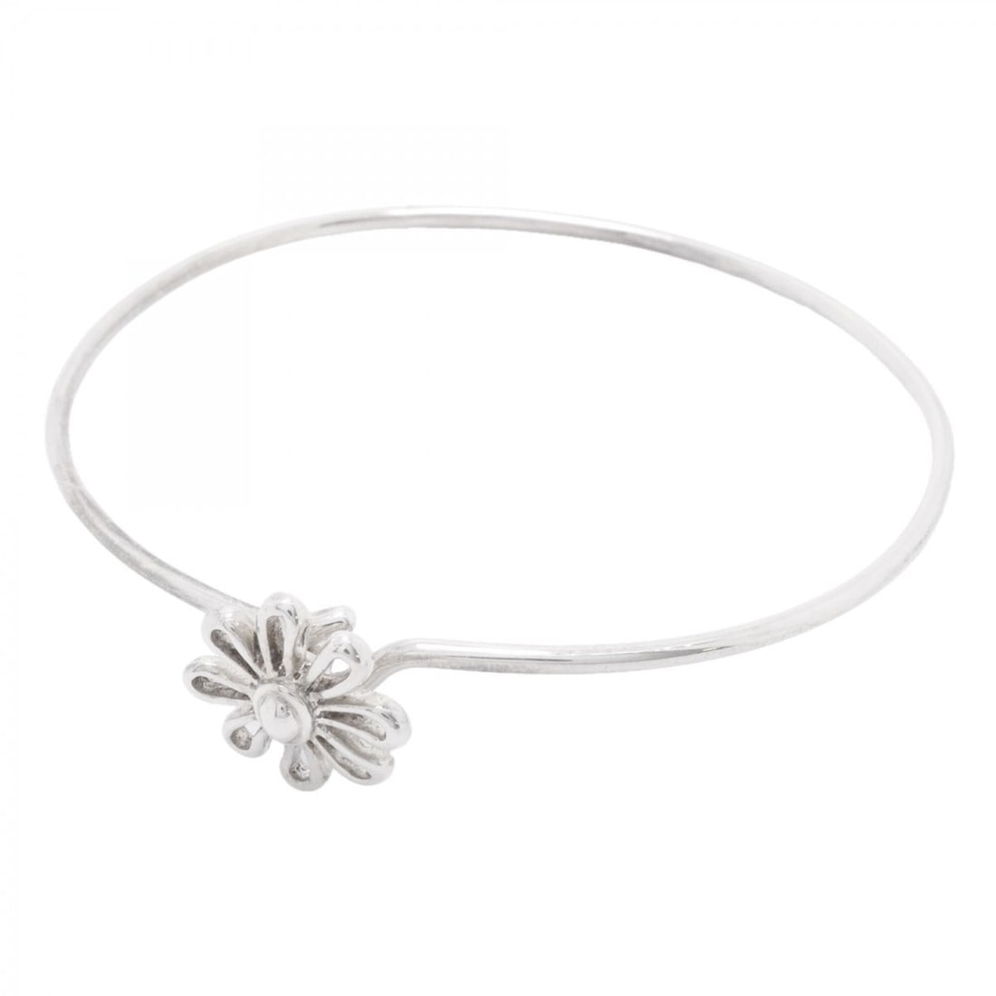 Tiffany & Co. Daisy Bangle, Sterling Silver 925, Women's: --- Catalog ---Category: SizeLength: 18cm / 7.08''Category: DesignType: BangleGender: WomenMaterial: Silver 925Category: GeneralBrand: Tiffany--- Item List ---Section: ConditionRanking: Rank AB Used -