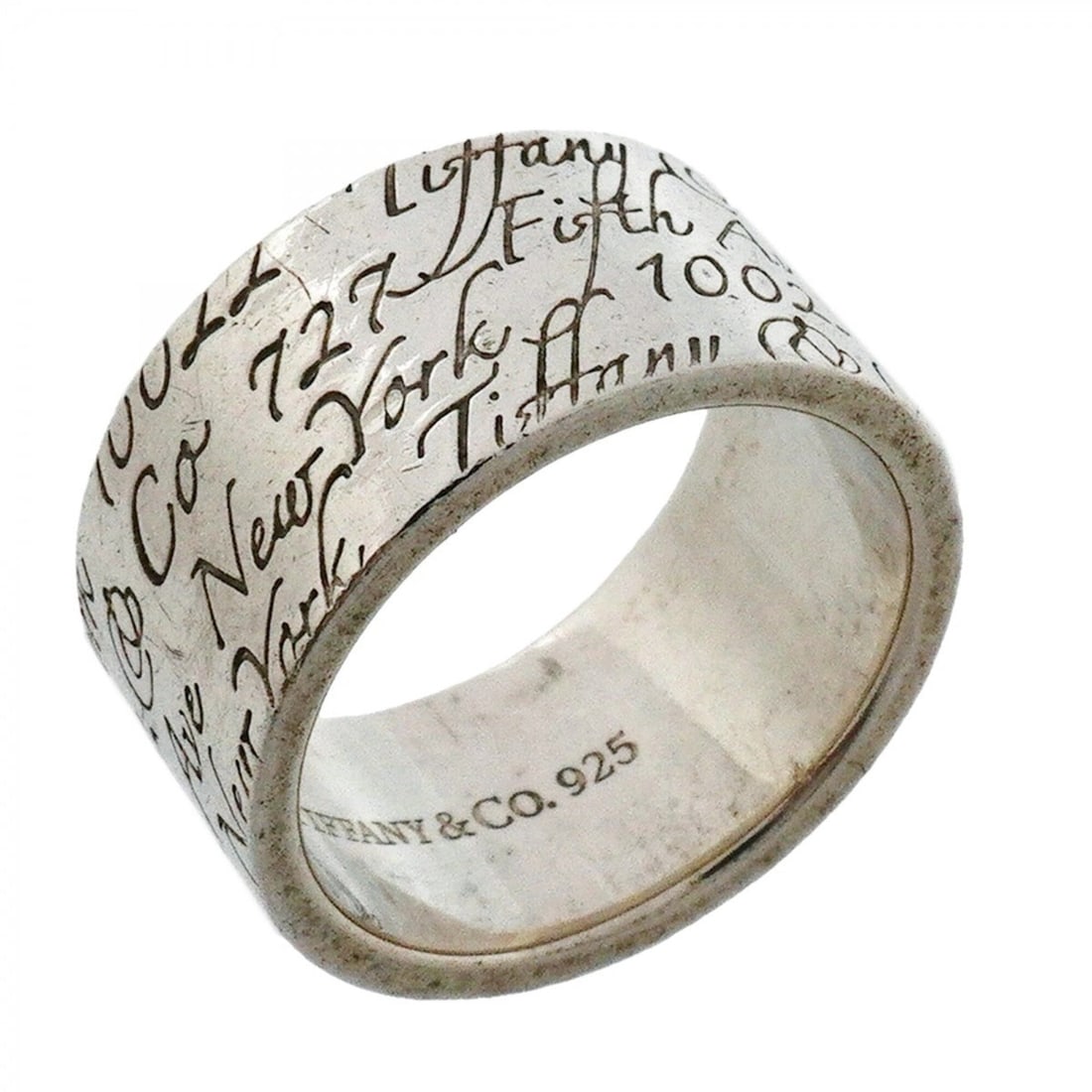 Tiffany & Co. Notes Wide Sterling Silver Ring, Size 12 (Women's): --- Catalog ---Category: SizeJP Size: 12US Size: 6.5Category: DesignType: Band ringGender: WomenMaterial: Silver 925Category: GeneralBrand: Tiffany--- Item List ---Section: ConditionRanking: Rank AB U