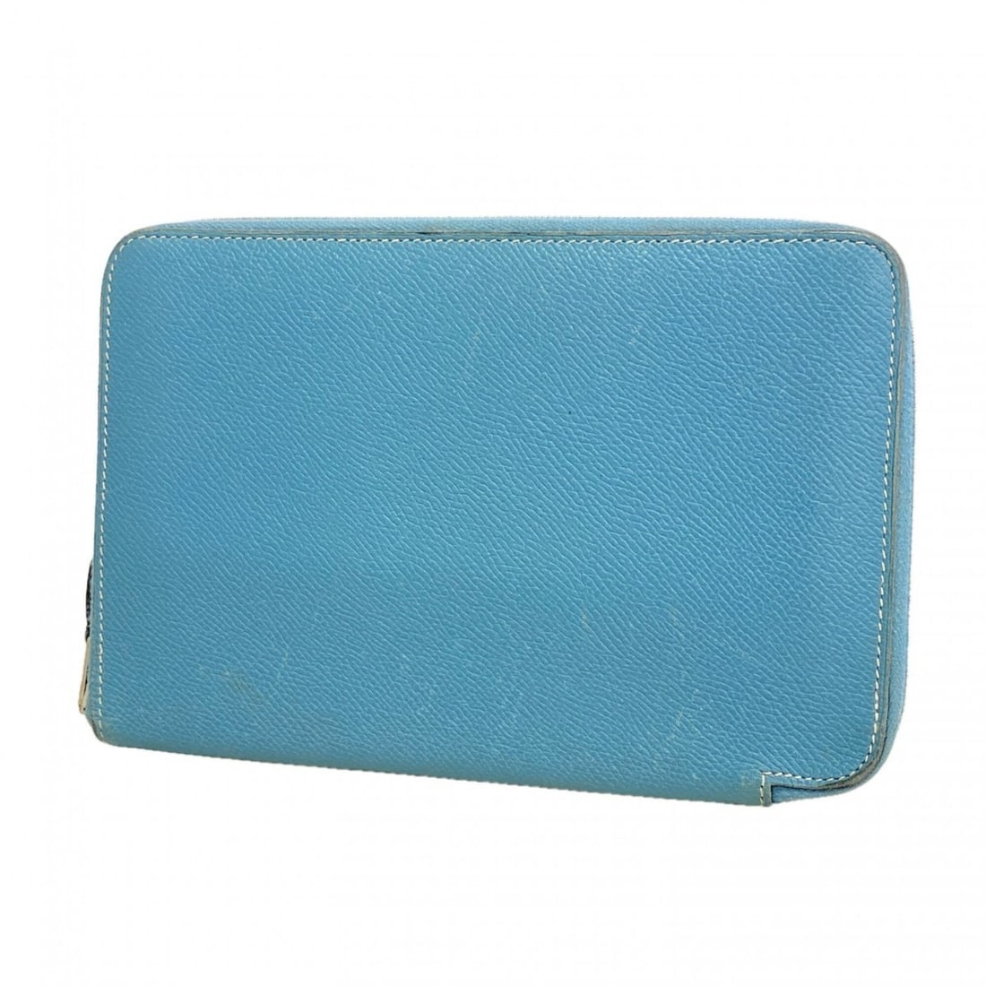 Hermes Azap Combine Long Wallet, Veau Epsom Leather, Blue Jean, ?K Stamp, Men's/Women's: --- Catalog ---Category: SizeSize (HxWxD): 19.5cm x 19.5cm x 1.5cm / 7.67'' x 7.67'' x 0.59''Category: DesignType: Long wallet (bi-fold)Color: Blue jeanGender: Men,WomenMaterial: Epsom leather Categor