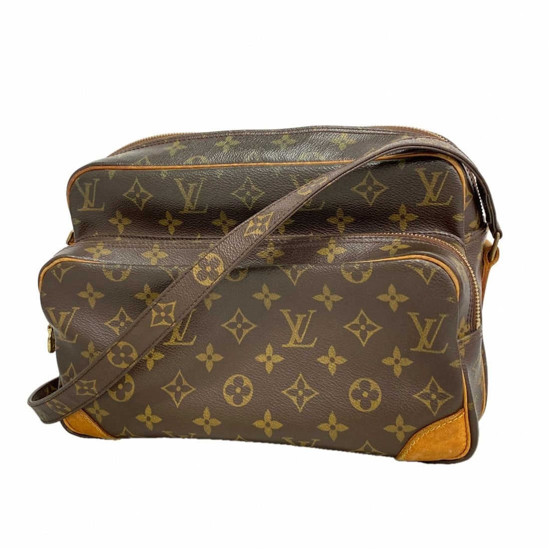 Louis Vuitton Monogram Nile Shoulder Bag M45244 Brown Women's: --- Catalog ---Category: SizeSize (HxWxD): 20cm x 28cm x 12cm / 7.87'' x 11.02'' x 4.72''Category: DesignType: Shoulder bagColor: BrownGender: WomenCategory: GeneralMPN: M45244Brand: Louis Vuitton--- 