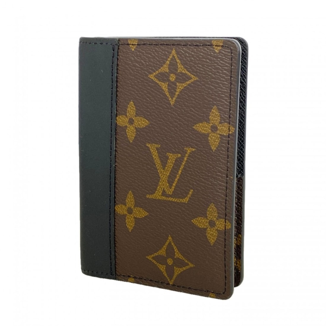 Louis Vuitton Business Card Holder/Card Case, Monogram Macassar Organizer de Poche M60111 Brown: --- Catalog ---Category: DesignType: Card caseColor: Black, BrownGender: MenCategory: GeneralMPN: M60111Brand: Louis VuittonCategory: Physical PropertiesSize (HxWxD): 11cm x 8cm x 1cm / 4.33'' x 3.14'